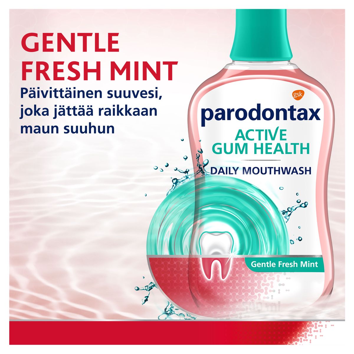 parodontax Gentle Fresh Mint suuvesi 500ml
