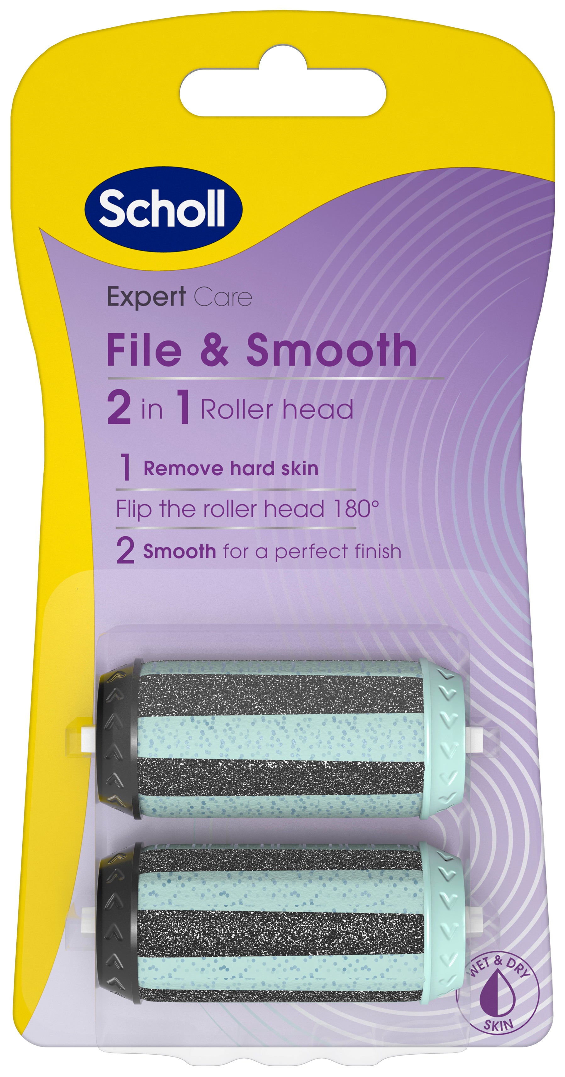 Scholl expert raspin vaihtopää 2kpl kark