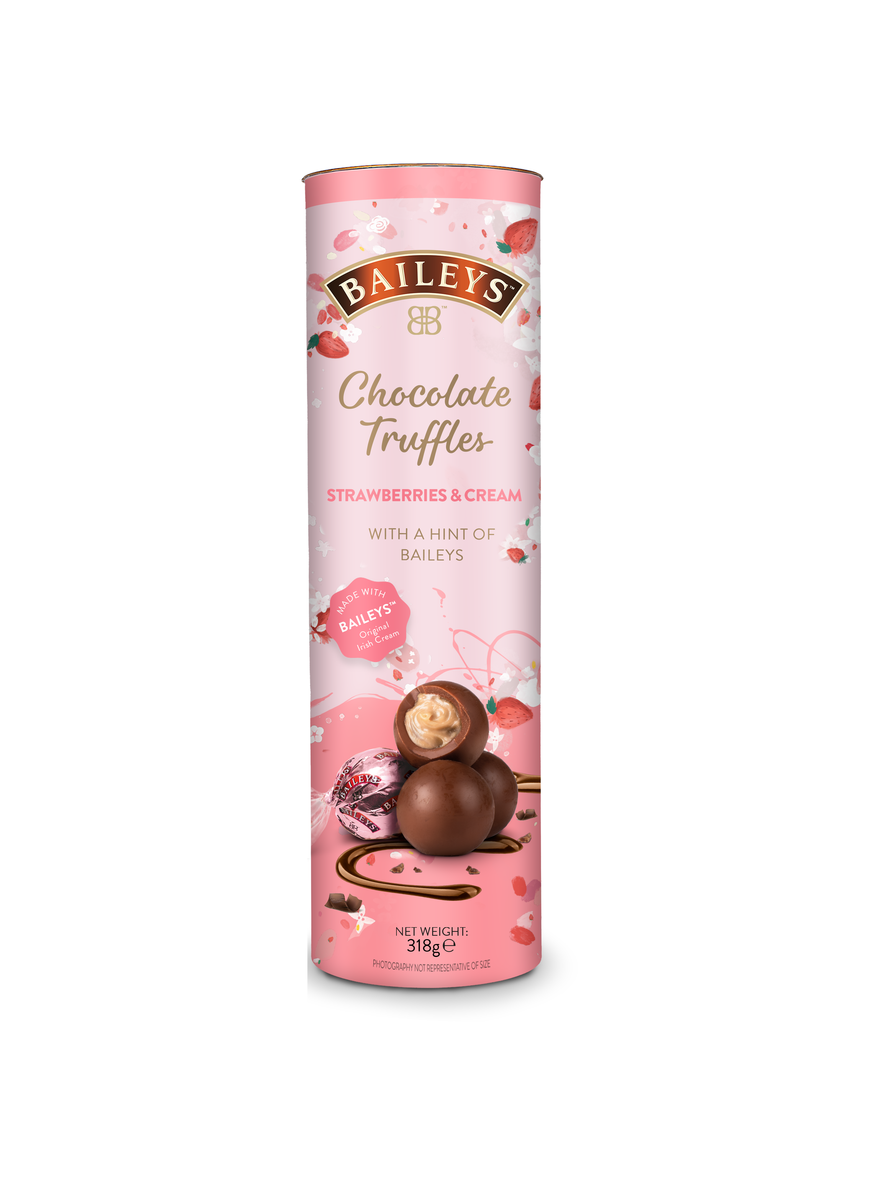 Baileys Strawberries & Cream Truffles Suklaapurkki 318g