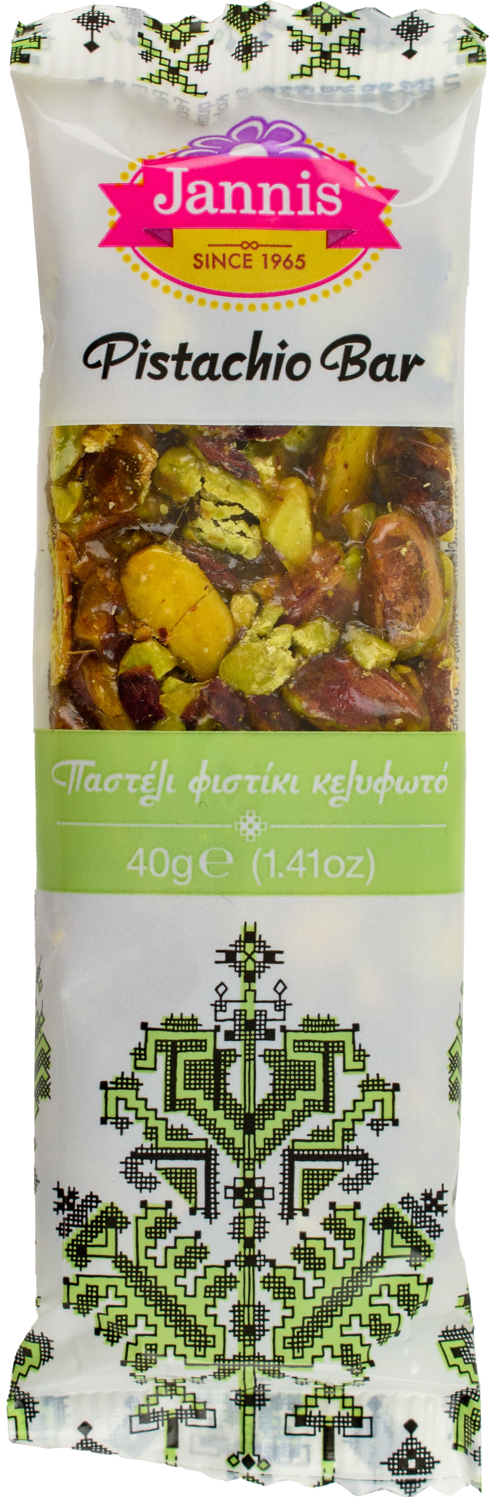 Jannis pistaasi pähkinäpatukka 40g