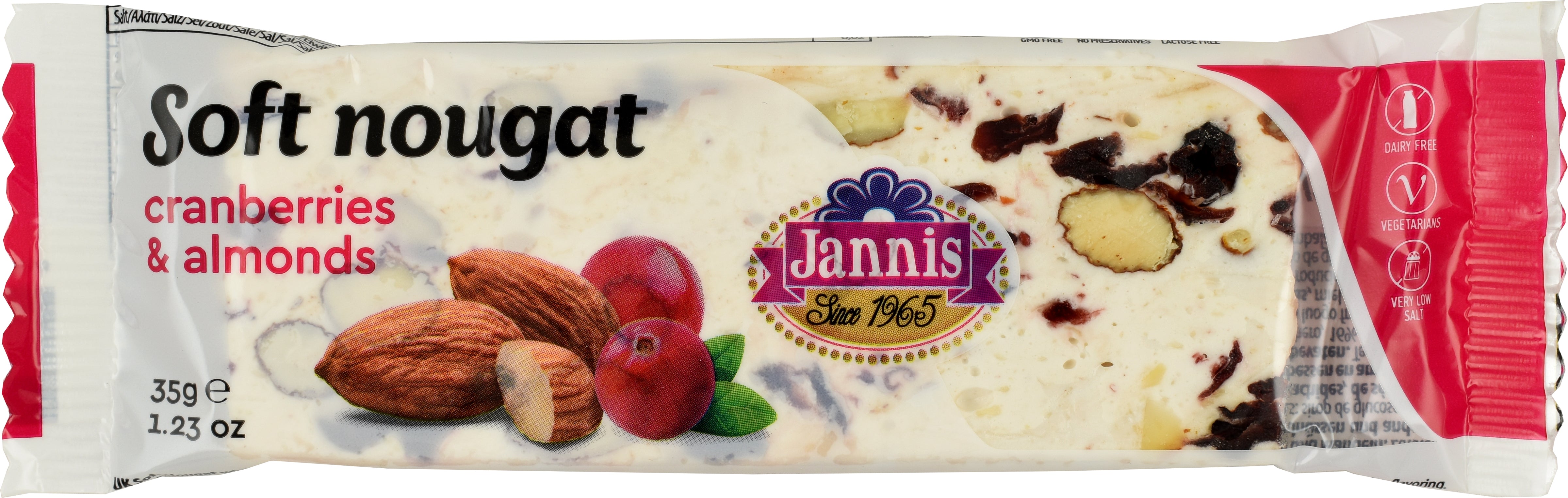 Jannis karpalo-mantelinougat patukka 35g