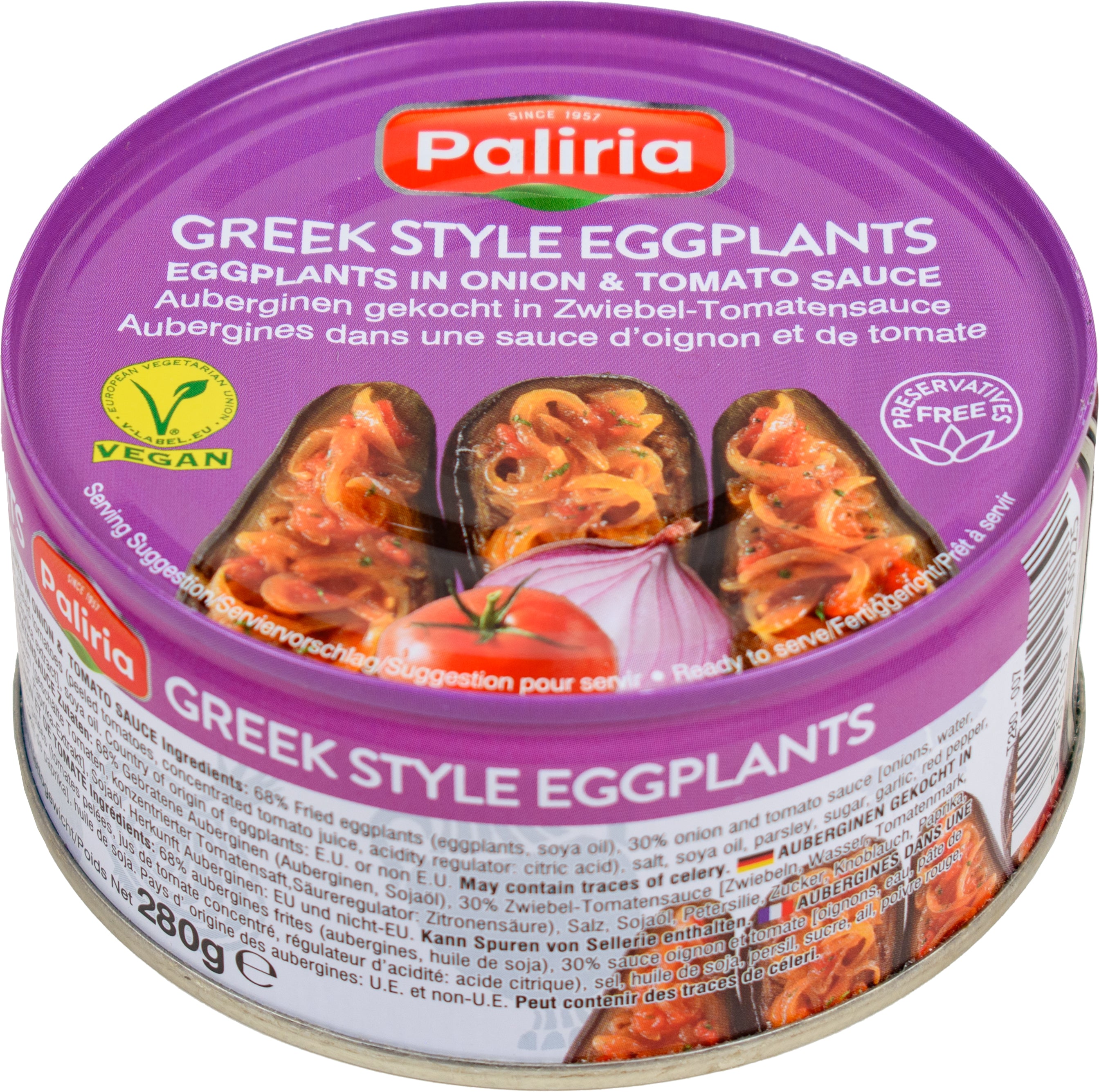 Paliria 280g munakoisoa tomaattikastikkeessa kreikkalaisittain