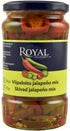 Royal 360/175g viipaloitu vihreä ja punainen jalapeno mix