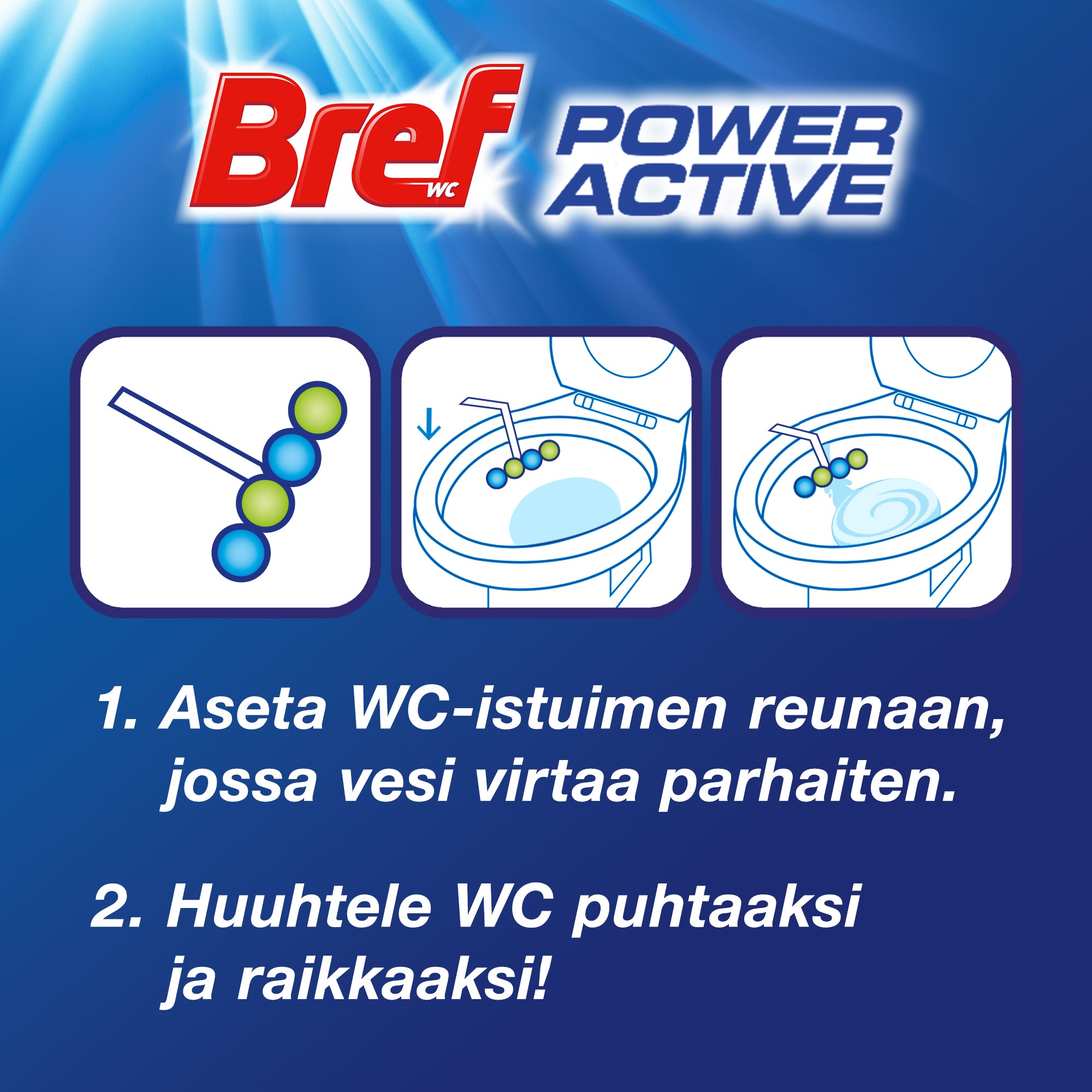 Bref Power Active wc-raikastin 50g Cocon