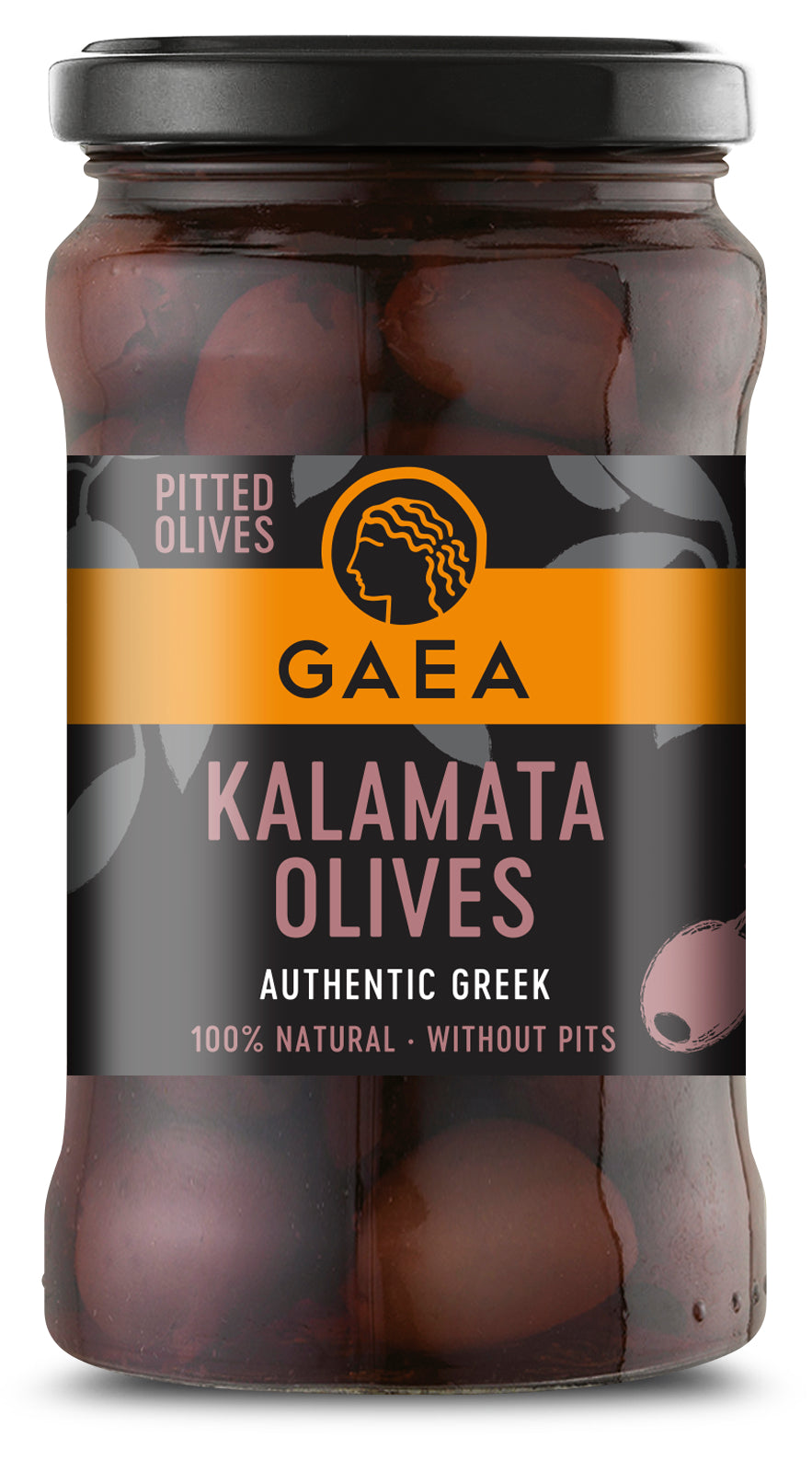 Gaea Kalamata oliivi kivetön 290/160g