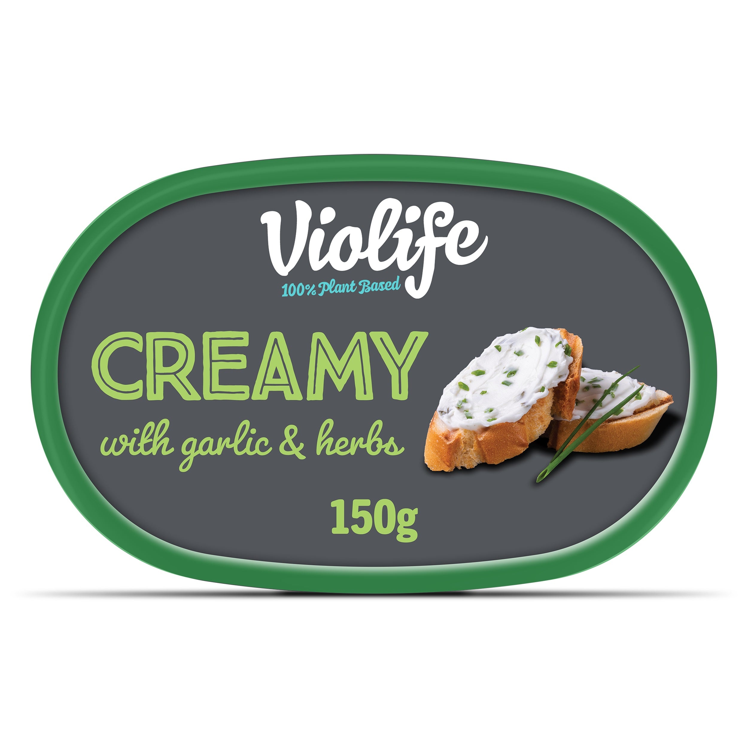 Violife 100% Vegan Crémeux à l'Ail et aux Herbes 150g