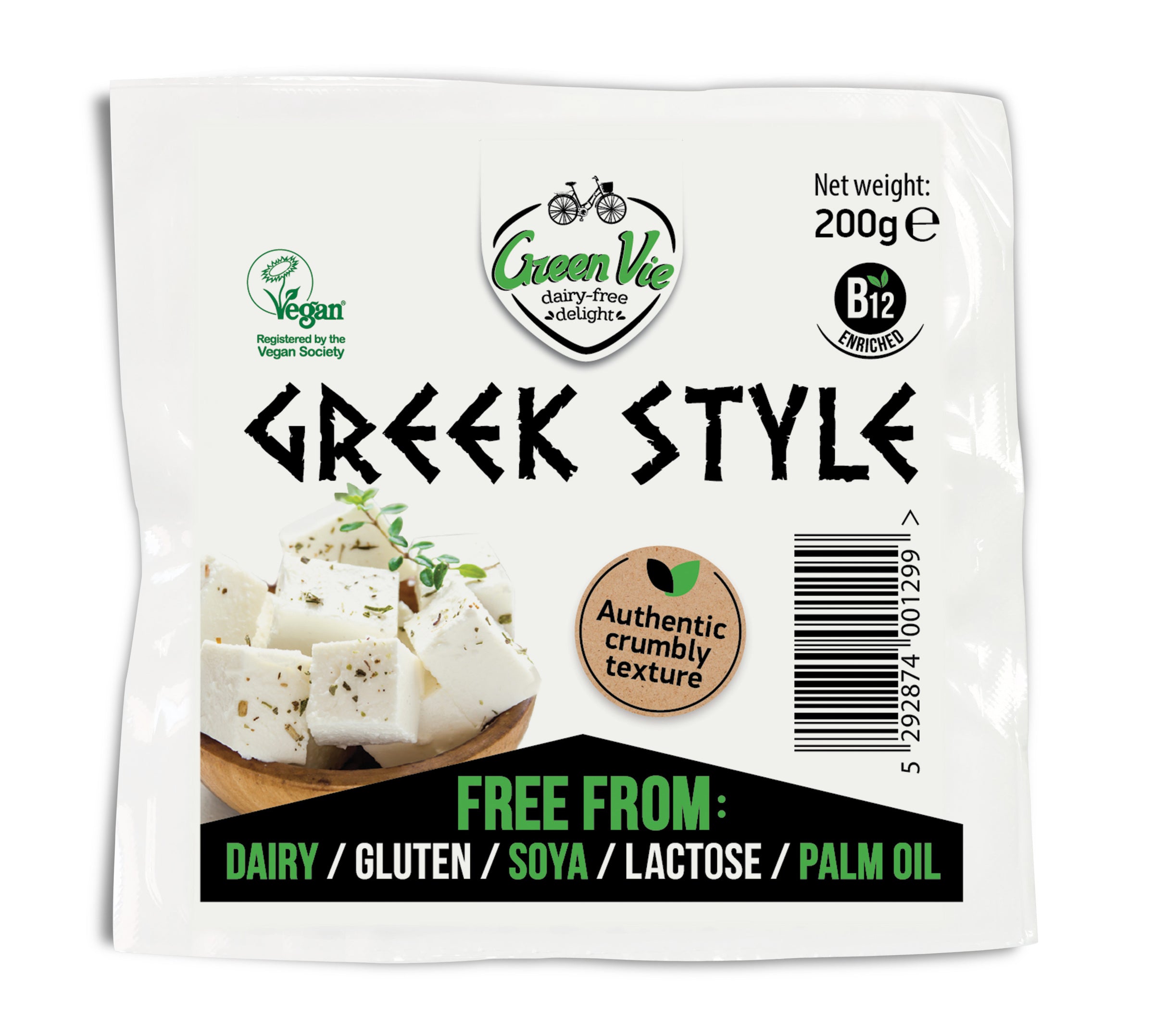 GreenVie vegaaninen Greek Style, 200g