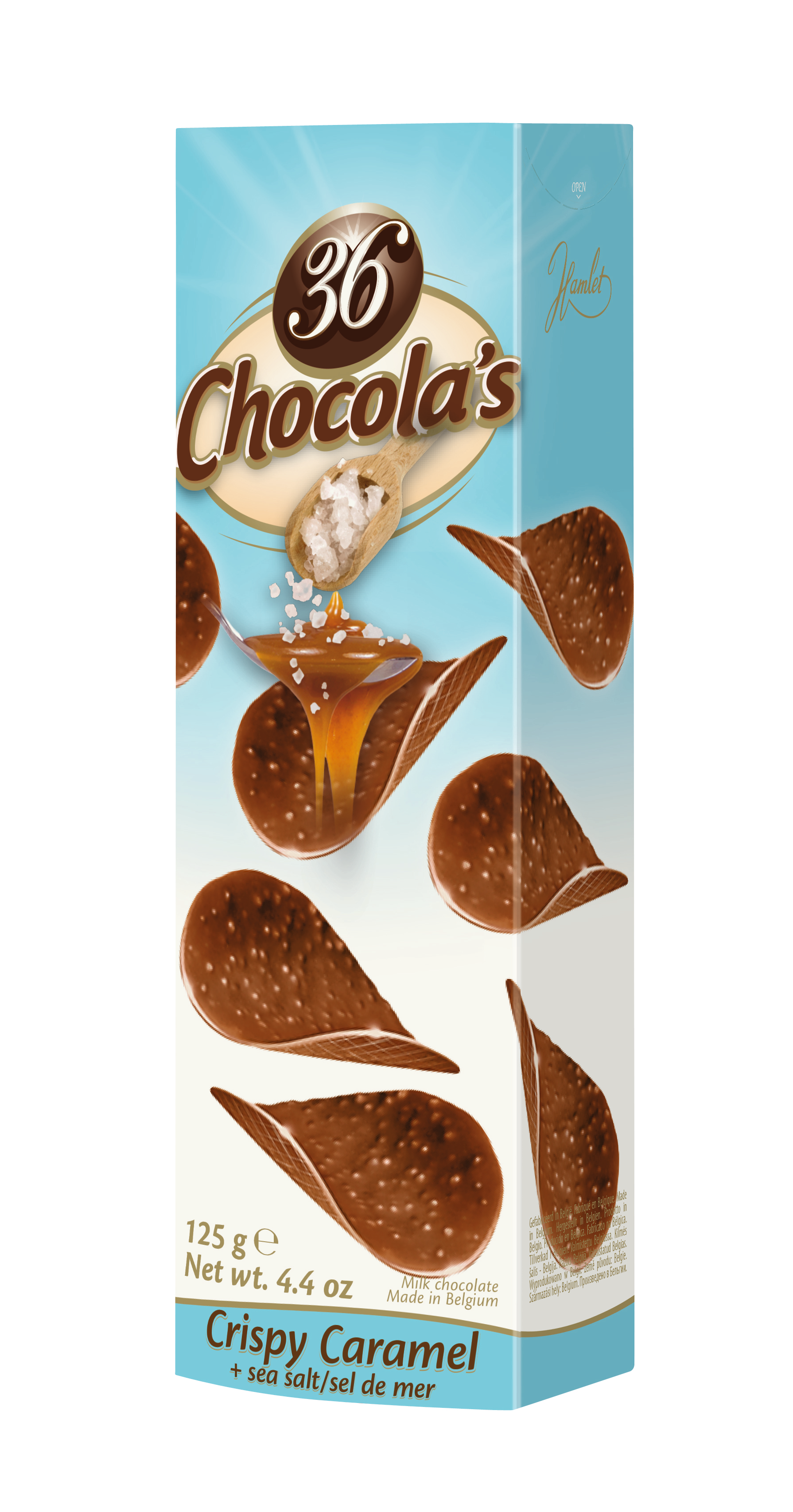 Hamlet Chocola's Caramel maitosuklaalastu 125g