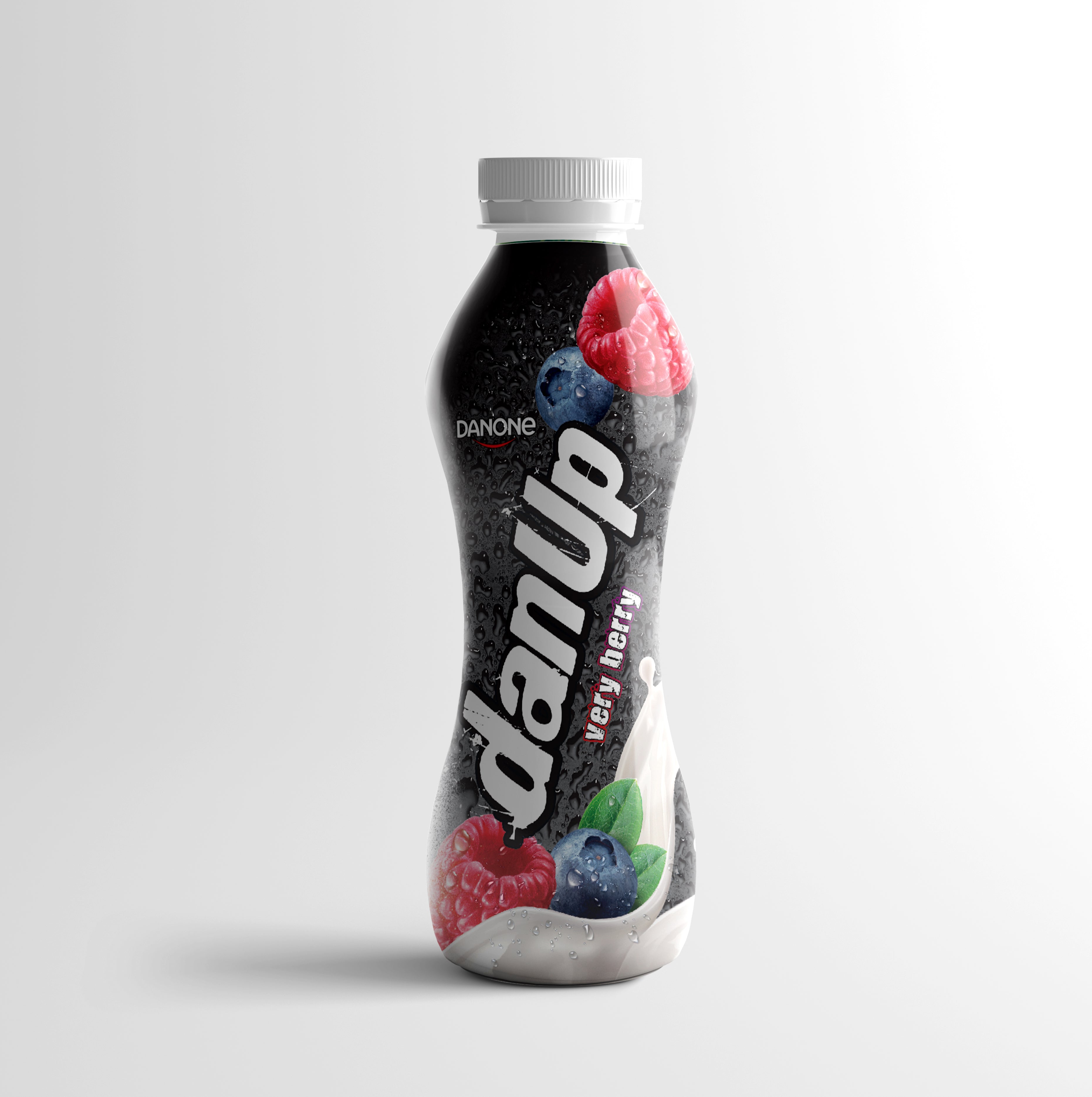 Danone DanUp vadelma-mustikka juotava jogurtti 300g
