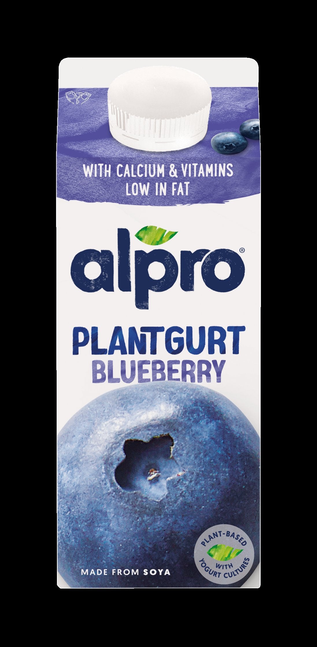 Alpro Plantgurt Hapatettu soijavalmiste, mustikka 750g