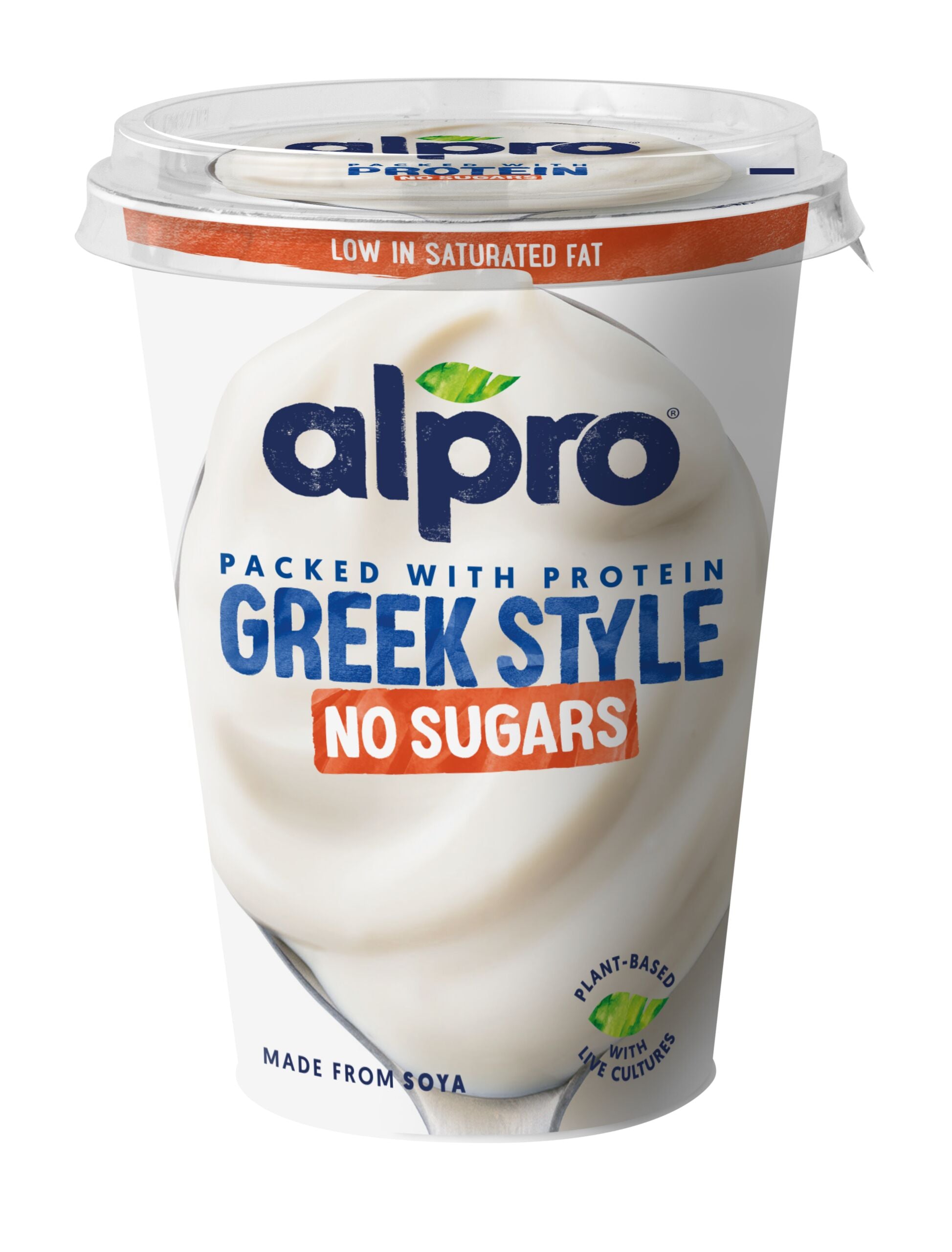 Alpro Style Grec Sans Sucres Hapatettu soijavalmiste, maustamaton 400g