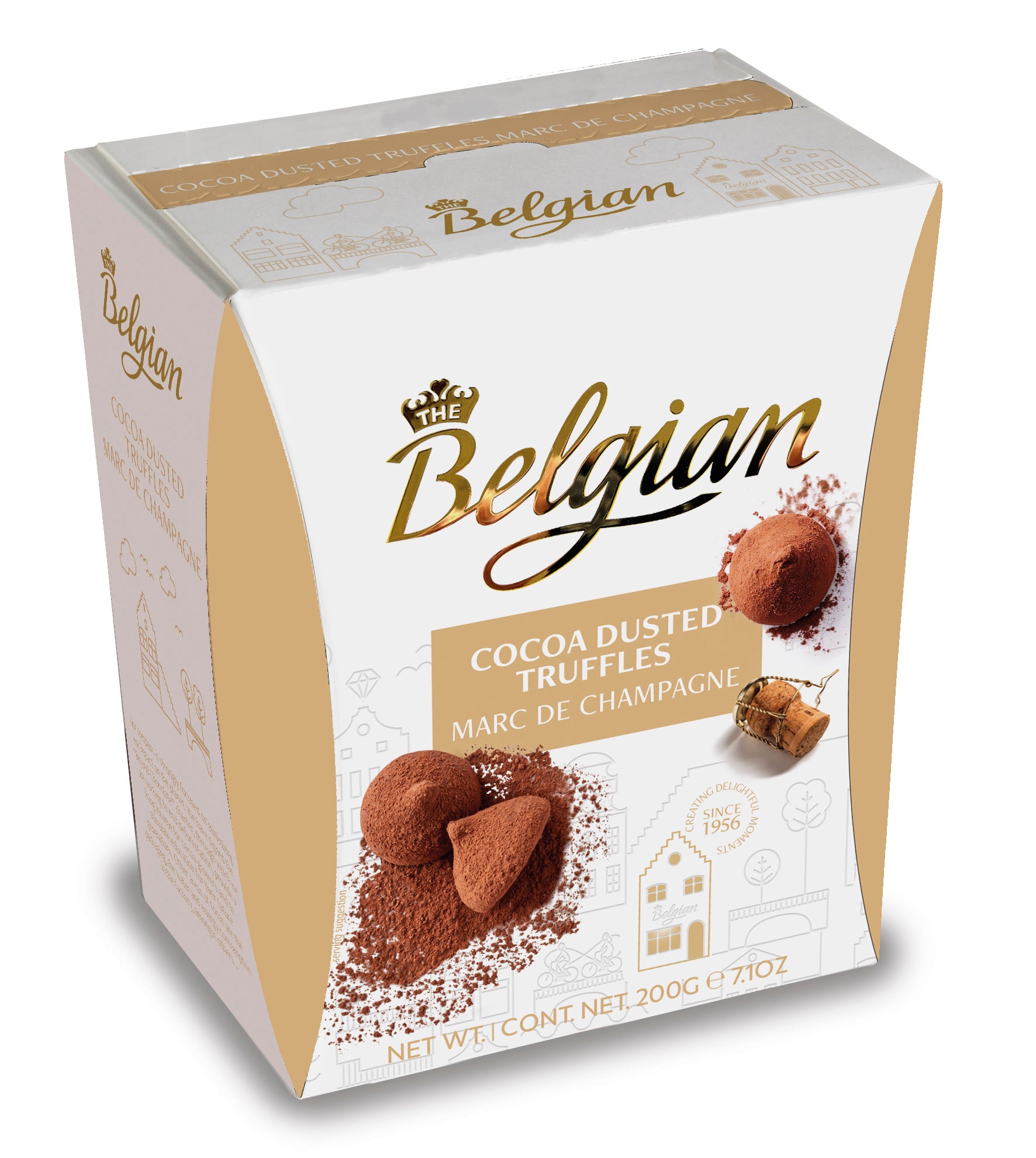 The Belgian Champagne Truffles 200g kaakaotryffeleitä