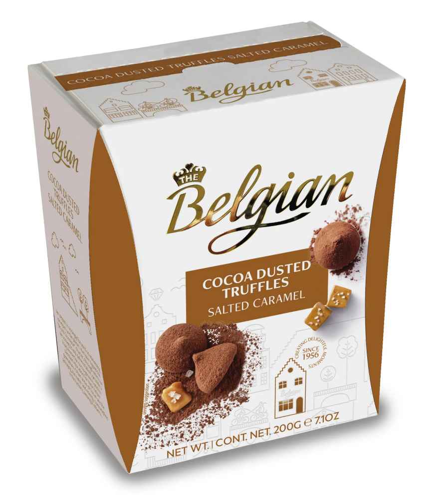 The Belgian Truffles Salted Caramel 200g kaakaotryffelit