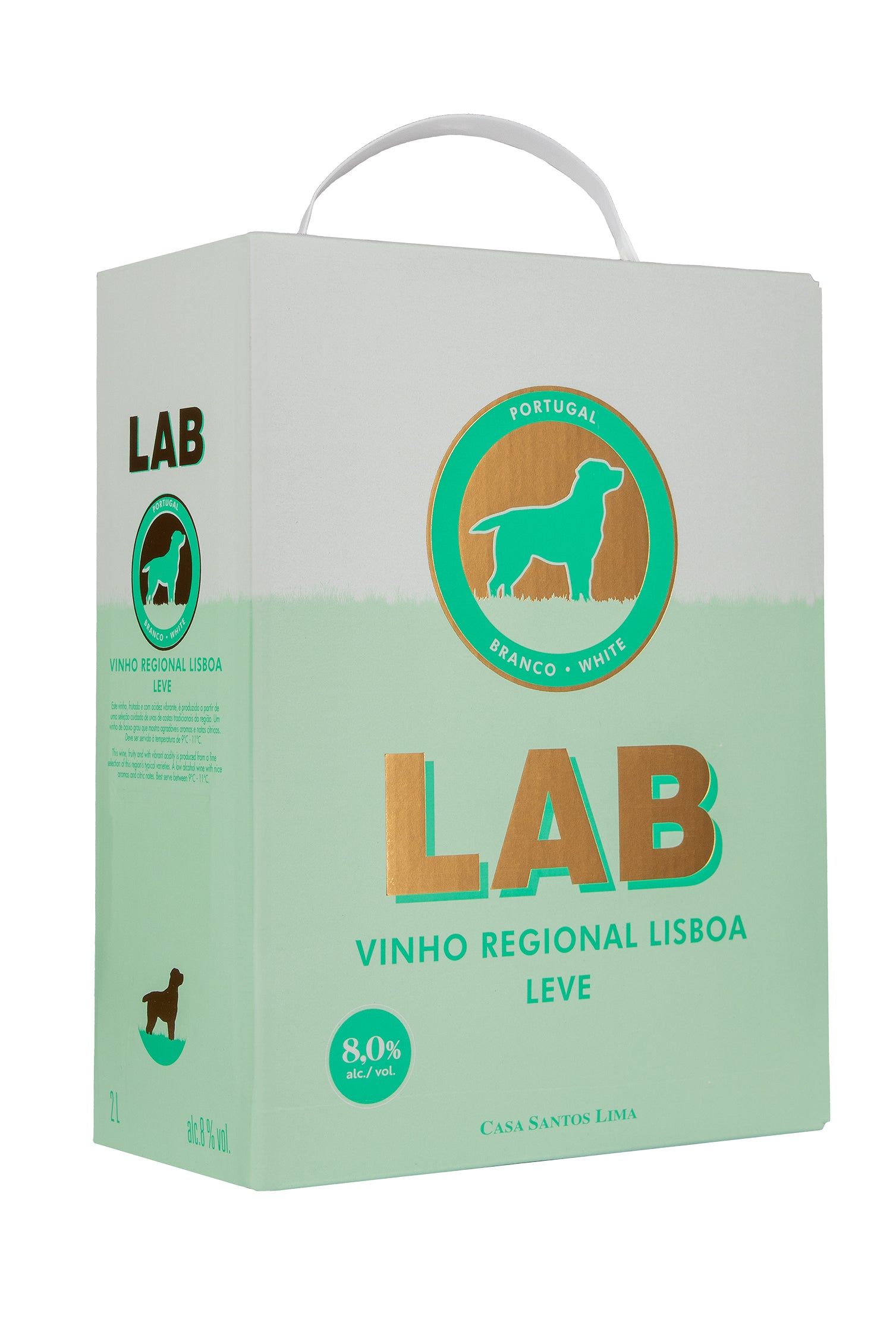 LAB Vihno Regional Leve valkoviini 8,0 til-% 2L BIB