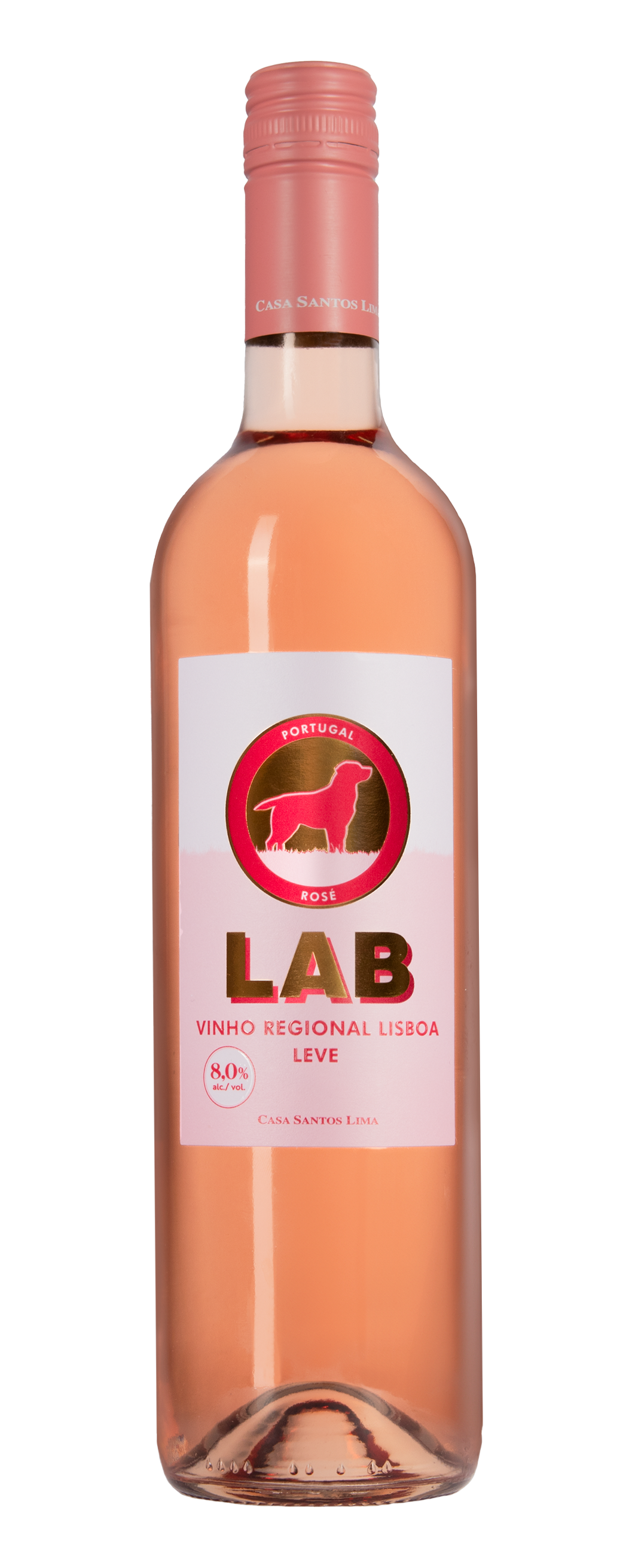 LAB Vinho Regional Lisboa Leve Rose viini 8,0 til-% 75cl plo