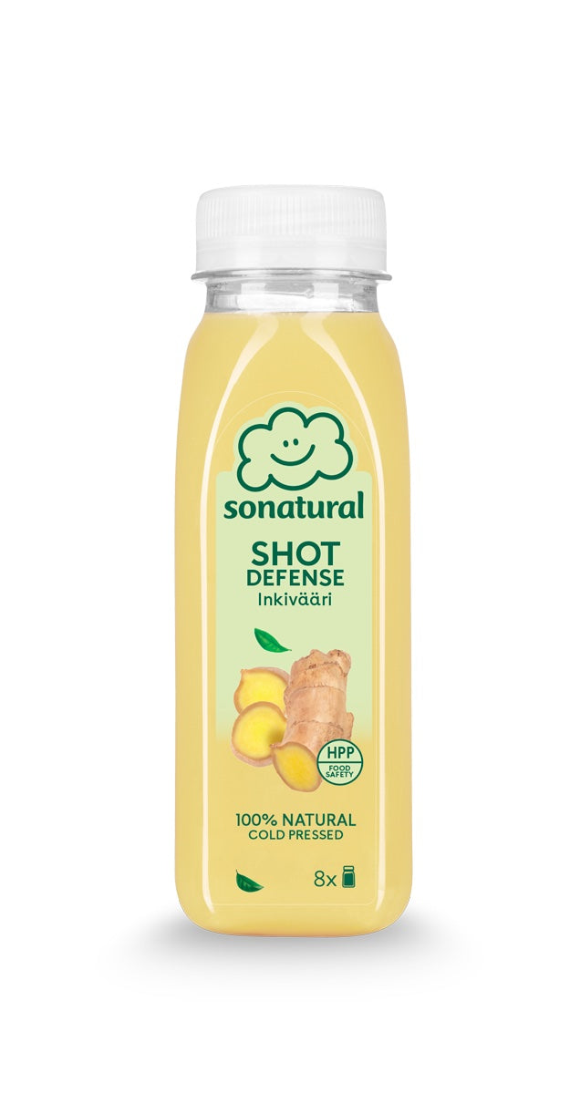 Sonatural Hedelmämehu Inkivääri  shot 500ml