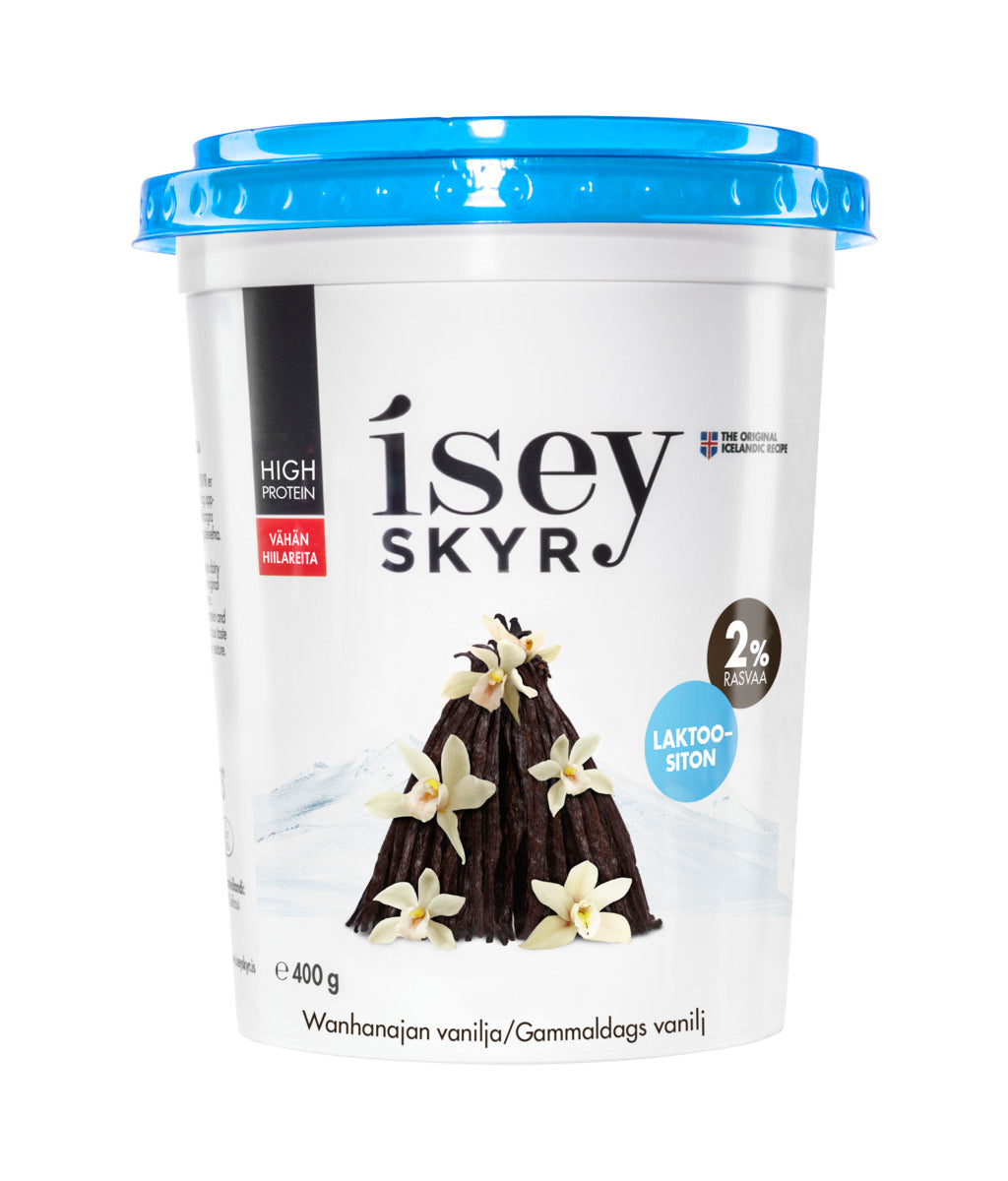 Isey Skyr Wanhanajan vanilja maitovalmiste  laktoositon 2% 400g