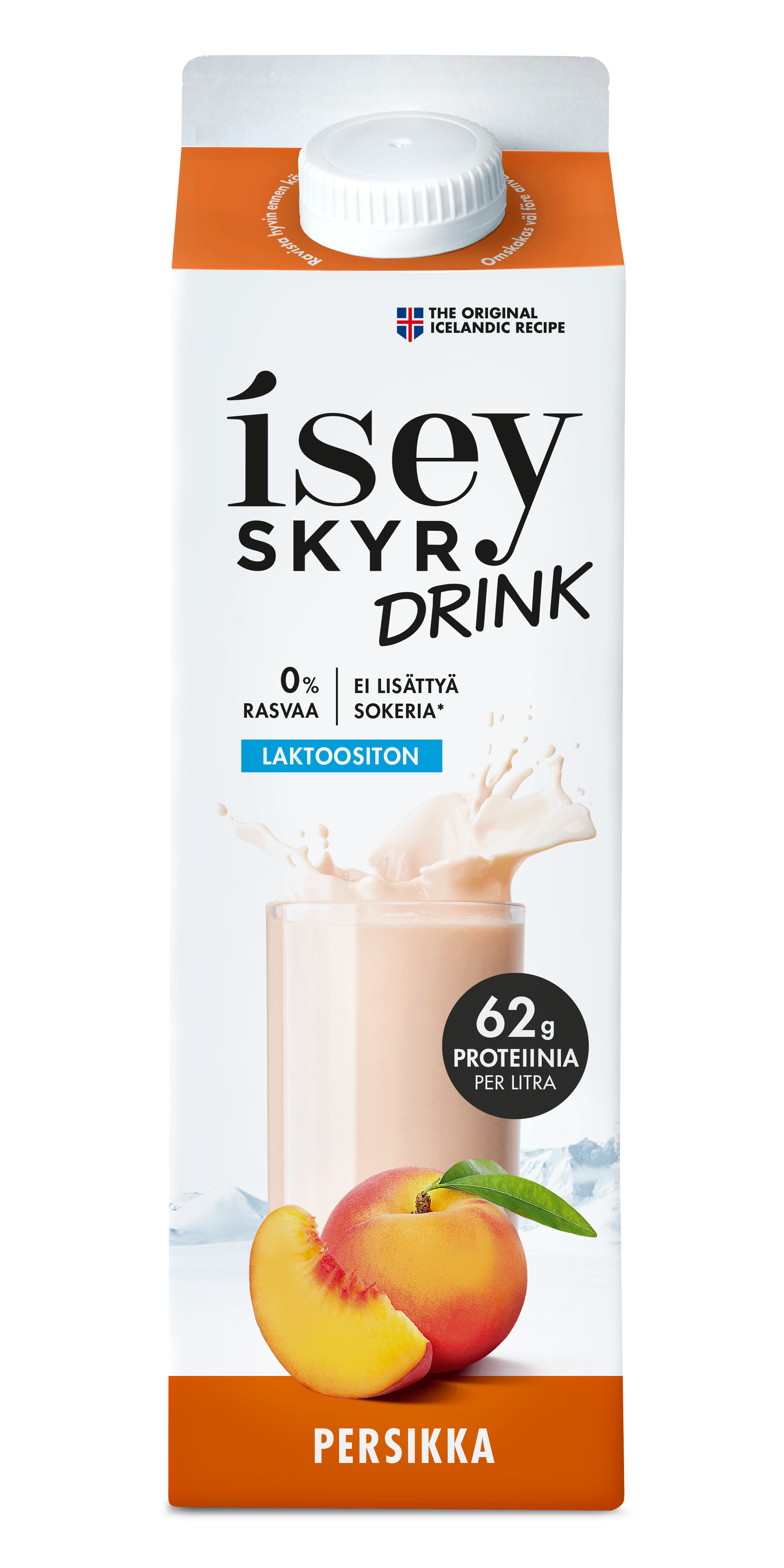 Isey Skyr Persikka juoma laktoositon maitovalmiste 1l
