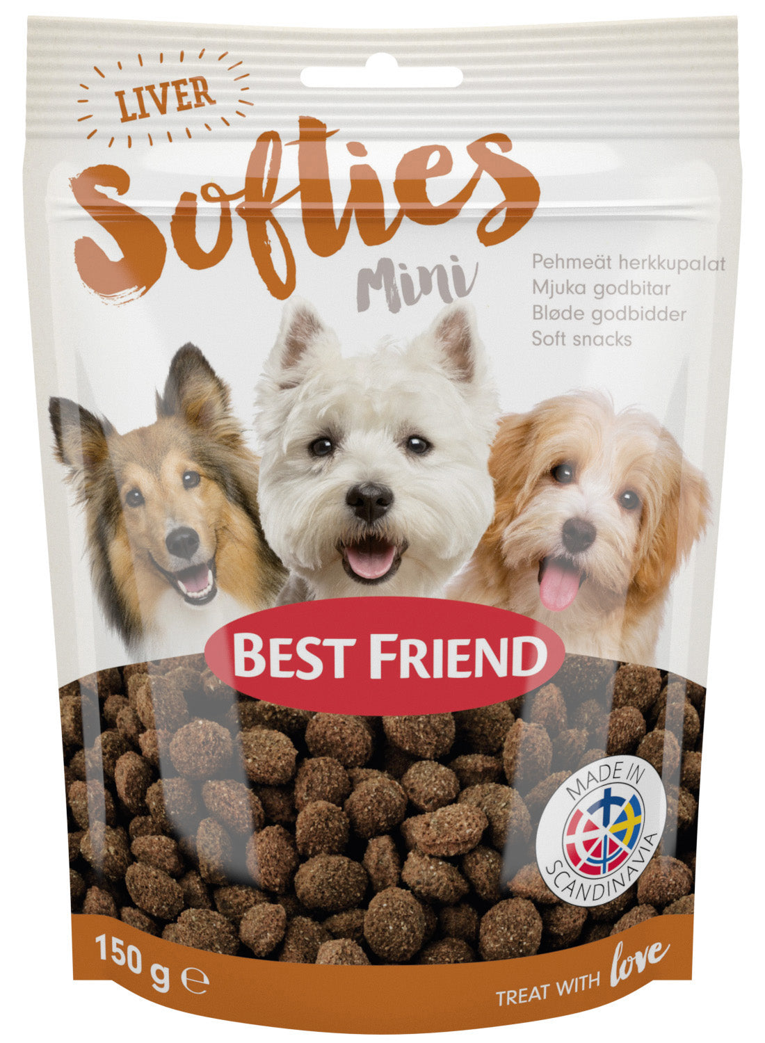 Best Friend Softies Mini maksaherkku 150g