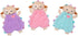 Best Friend Snuggle Lamb laventelin tuoksuinen koiran pehmolelu, lajitelma