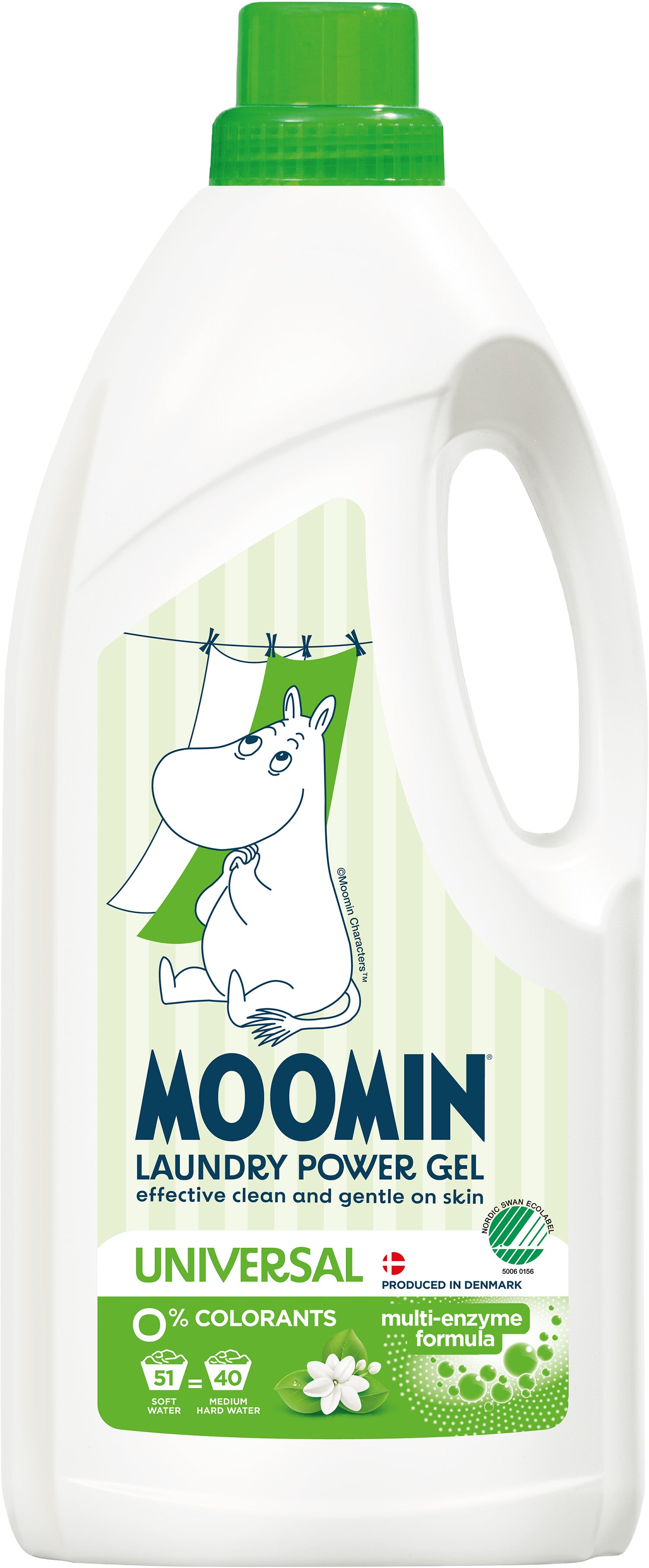 Moomin Pyykinpesugeeli Universel 1800ml