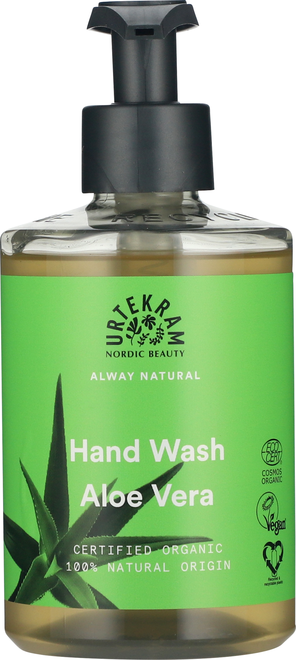 Urtekram nestesaippua 300ml Aloe Vera