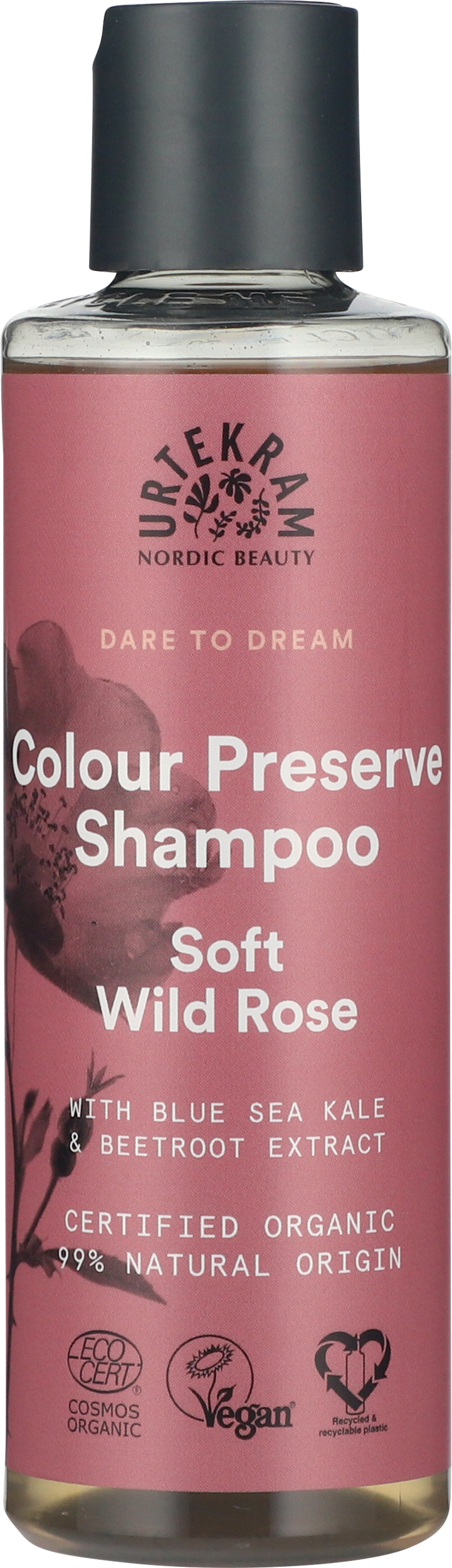 Urtekram shampoo 250ml Soft Wild Rose