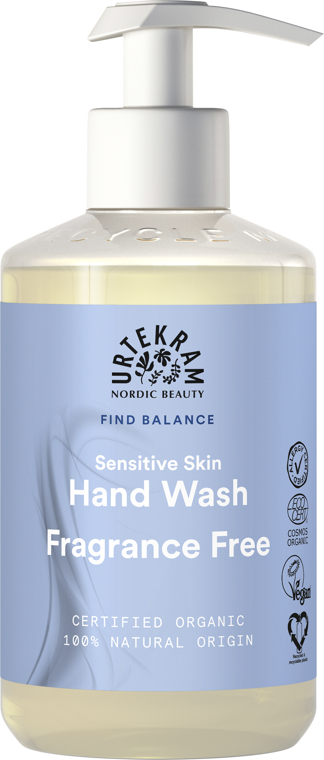 Urtekram nestesaippua 300ml Sensitive Sk