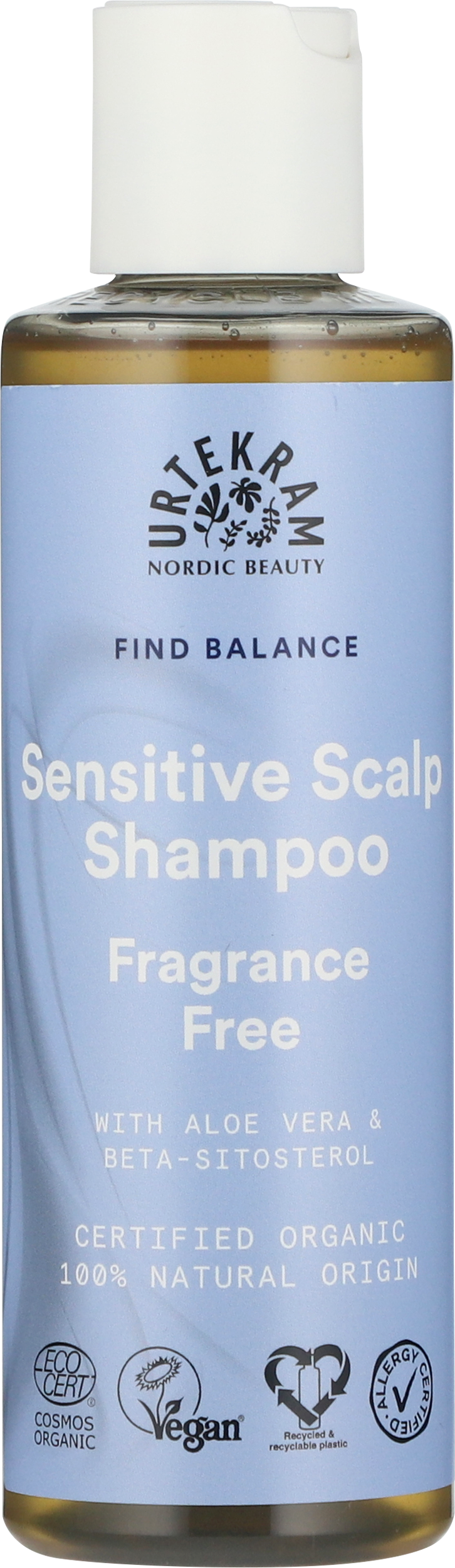 Urtekram shampoo 250ml Sensitive Scalp