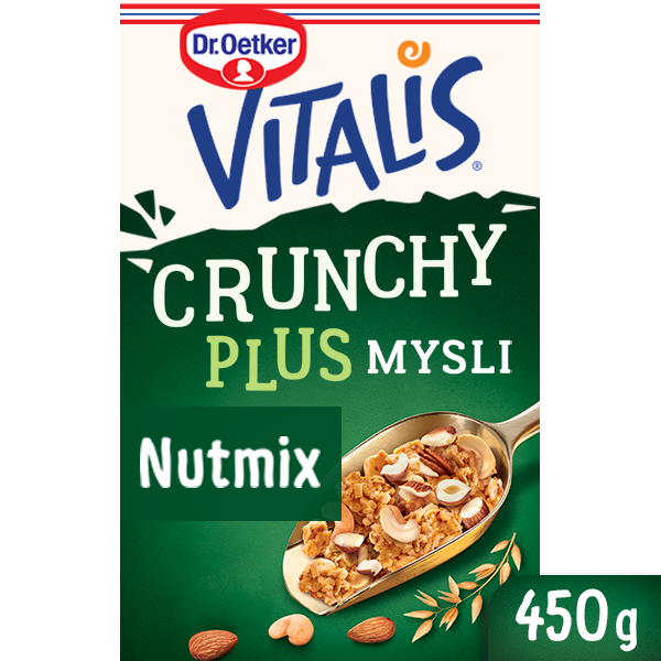 Dr. Oetker Vitalis Crunchy Plus Nutmix mysli 450 g