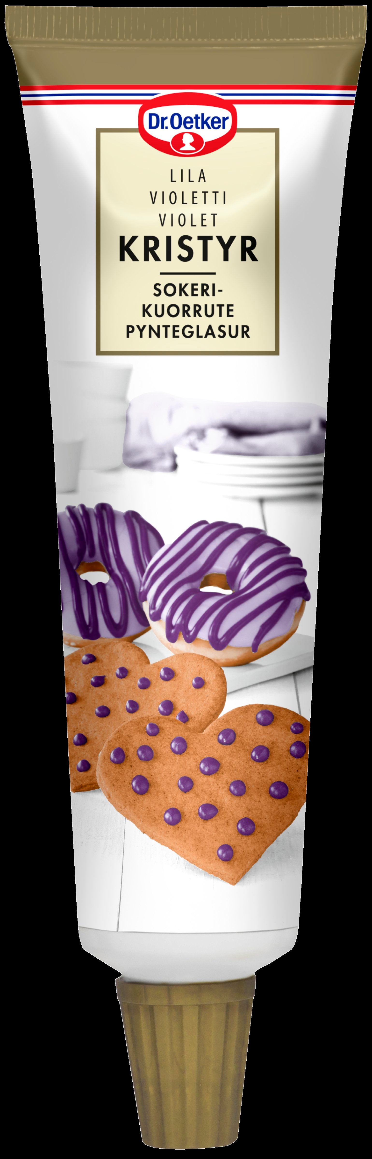 Dr. Oetker Sokerikuorrute violetti 125g