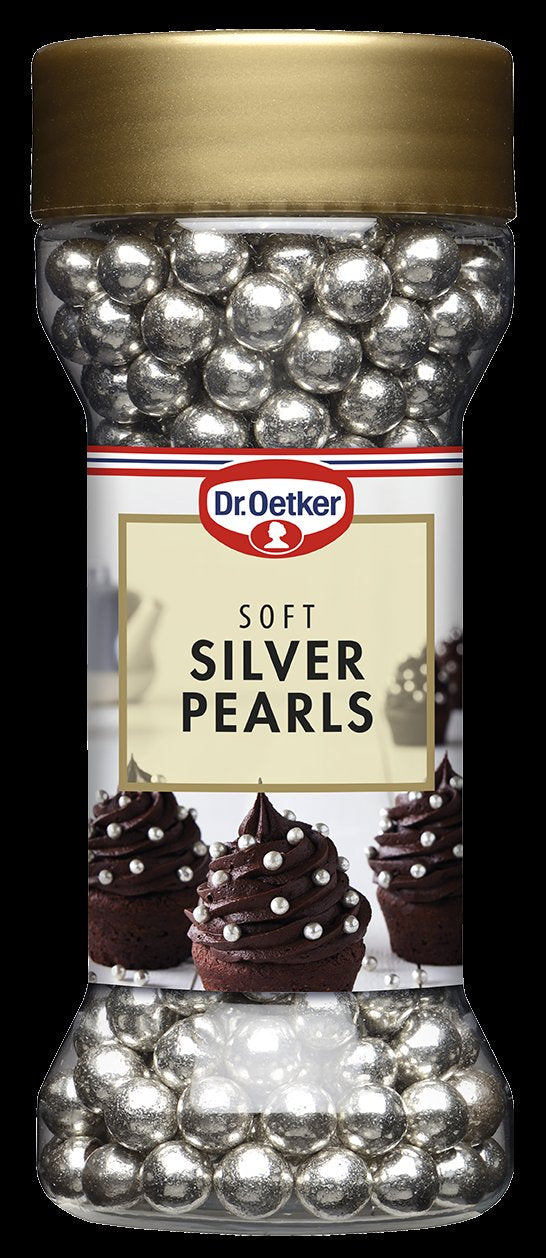 Dr. Oetker Perles d'argent tendres 45 g -koristerakeet