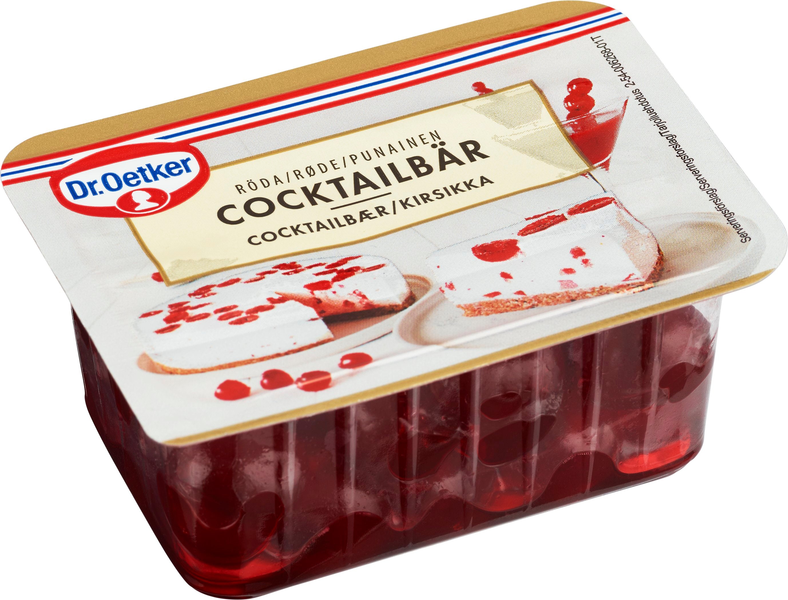 Dr. Oetker Punainen kirsikka sokeroitu 100 g
