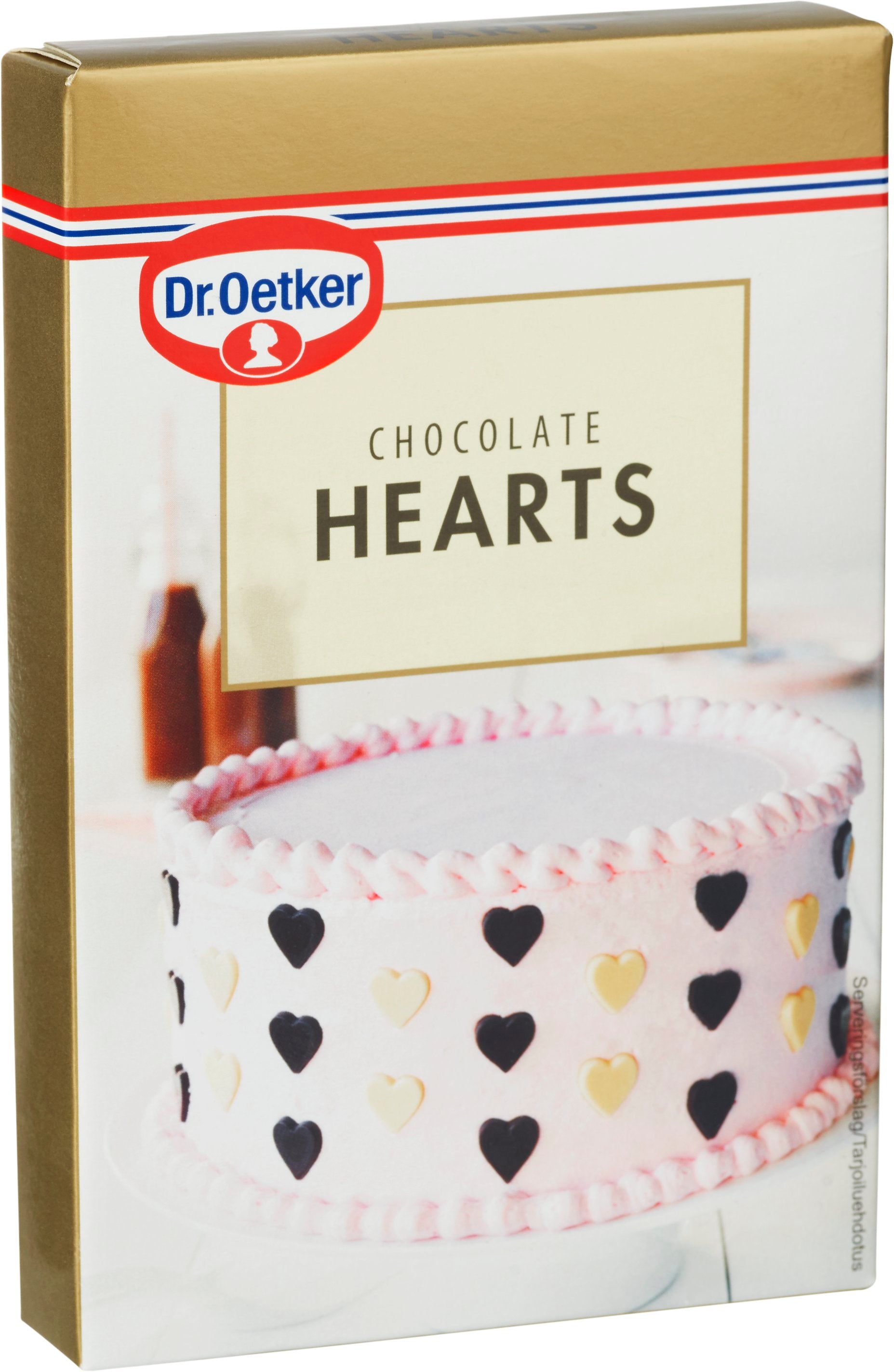 Dr. Oetker Coeurs de Chocolat suklaakoristekuviot 45g