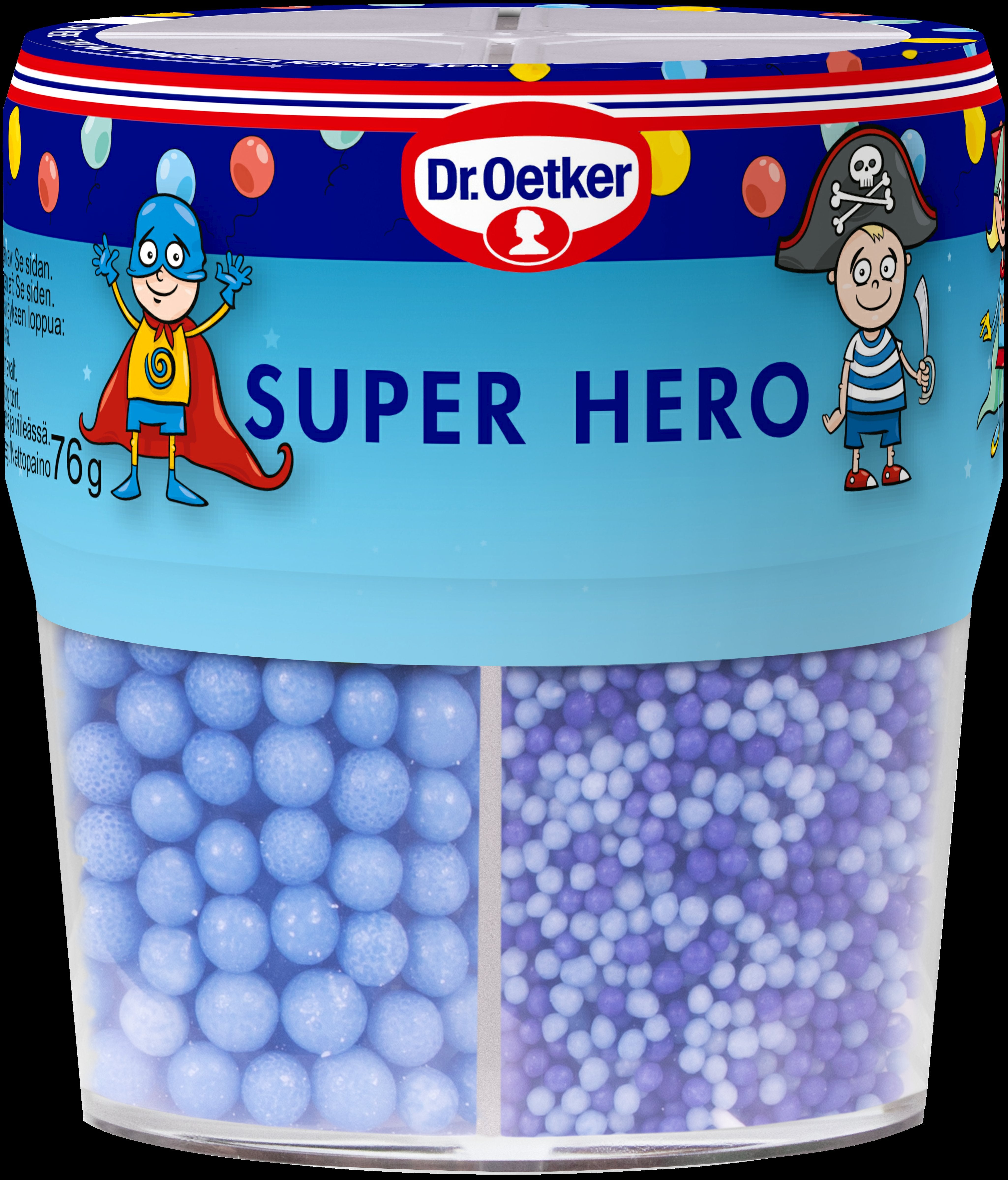 Dr. Oetker Super Hero koristerakeet 76g