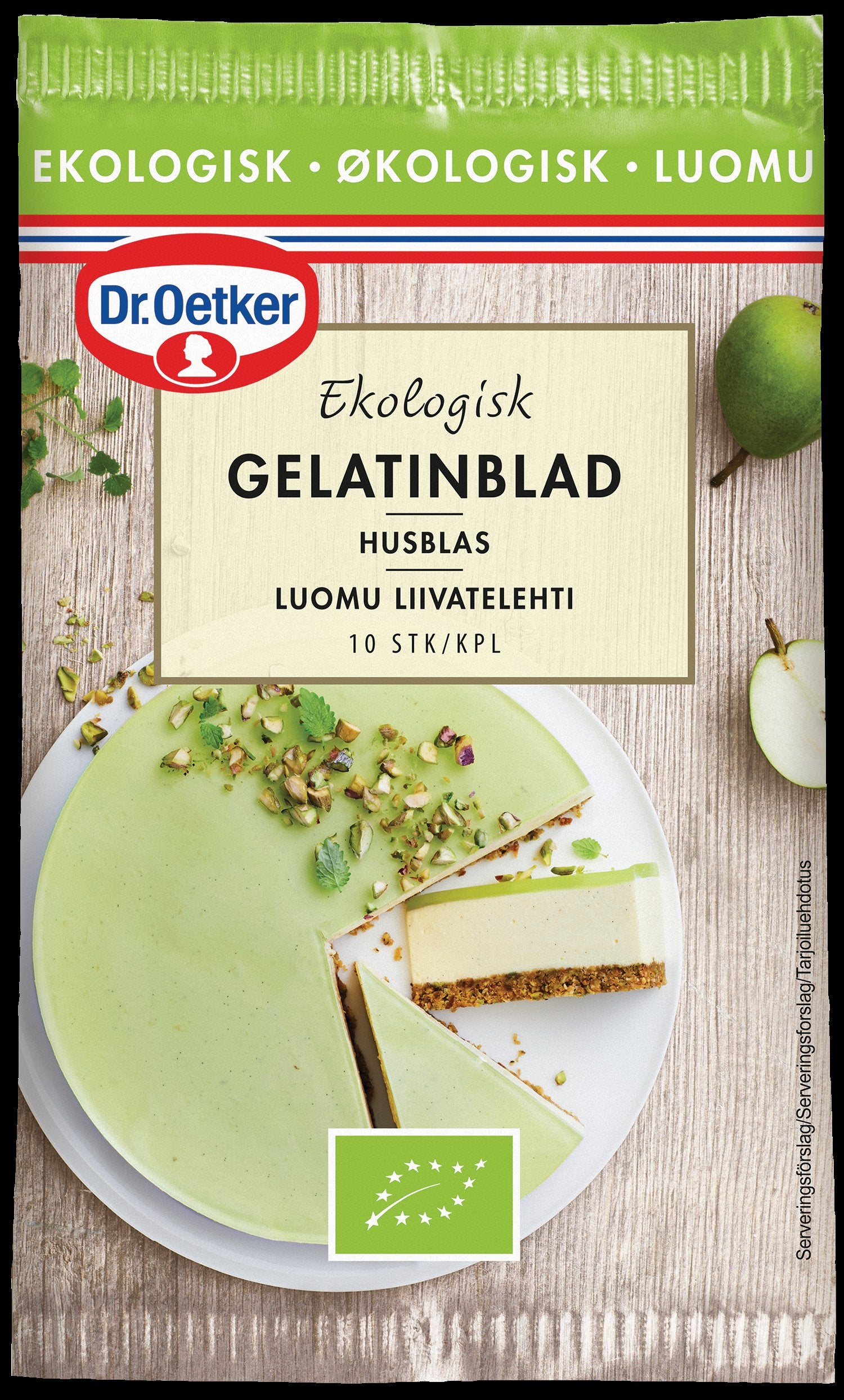 Dr. Oetker Luomu Liivatelehti 10 kpl