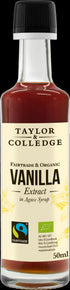 Taylor&amp;Colledge Extrait de Vanille Luomu -vaniljauute agavesiirapissa 50ml
