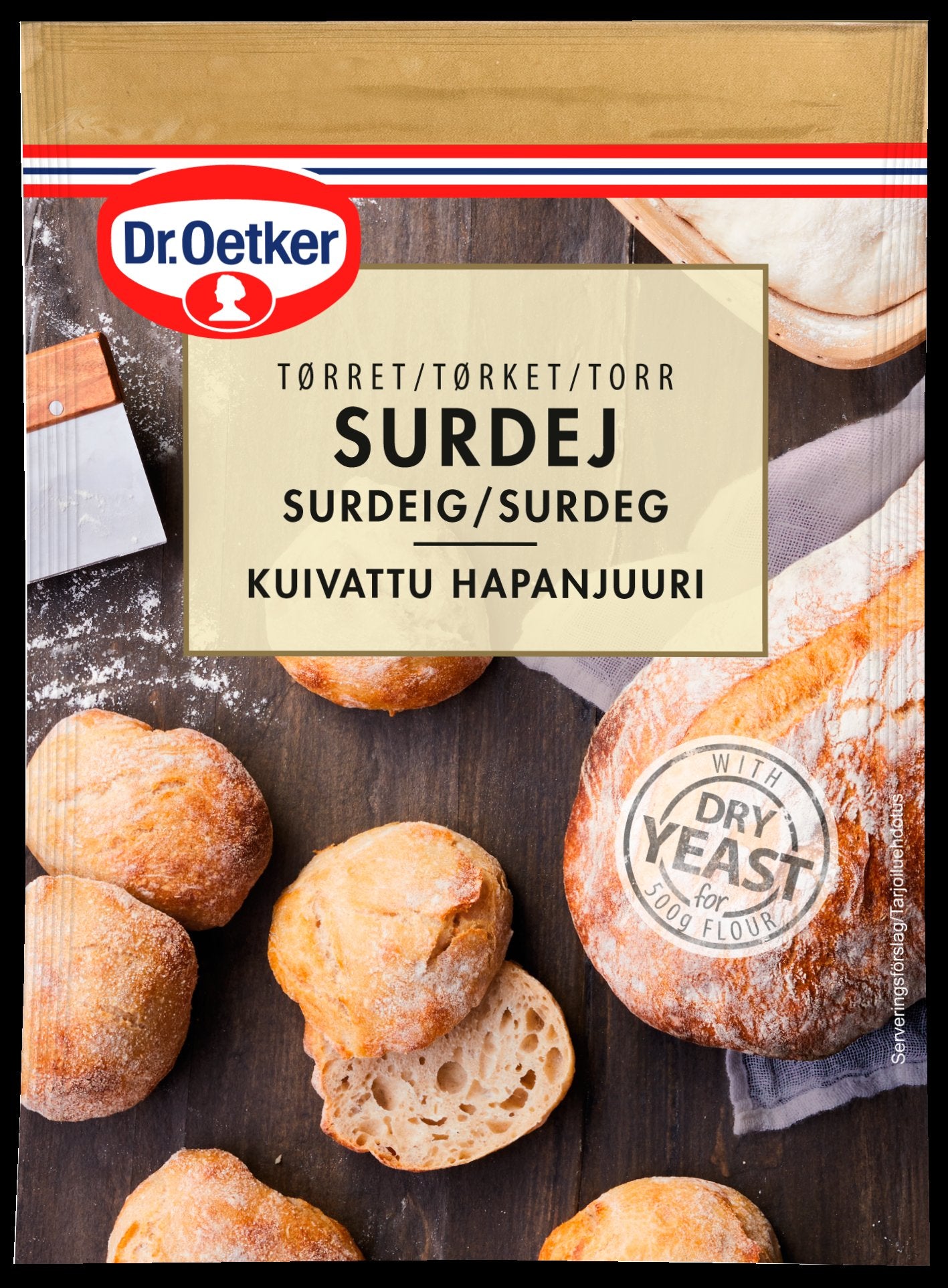 Dr. Oetker Kuivattu hapanjuuri ja hiiva 30g
