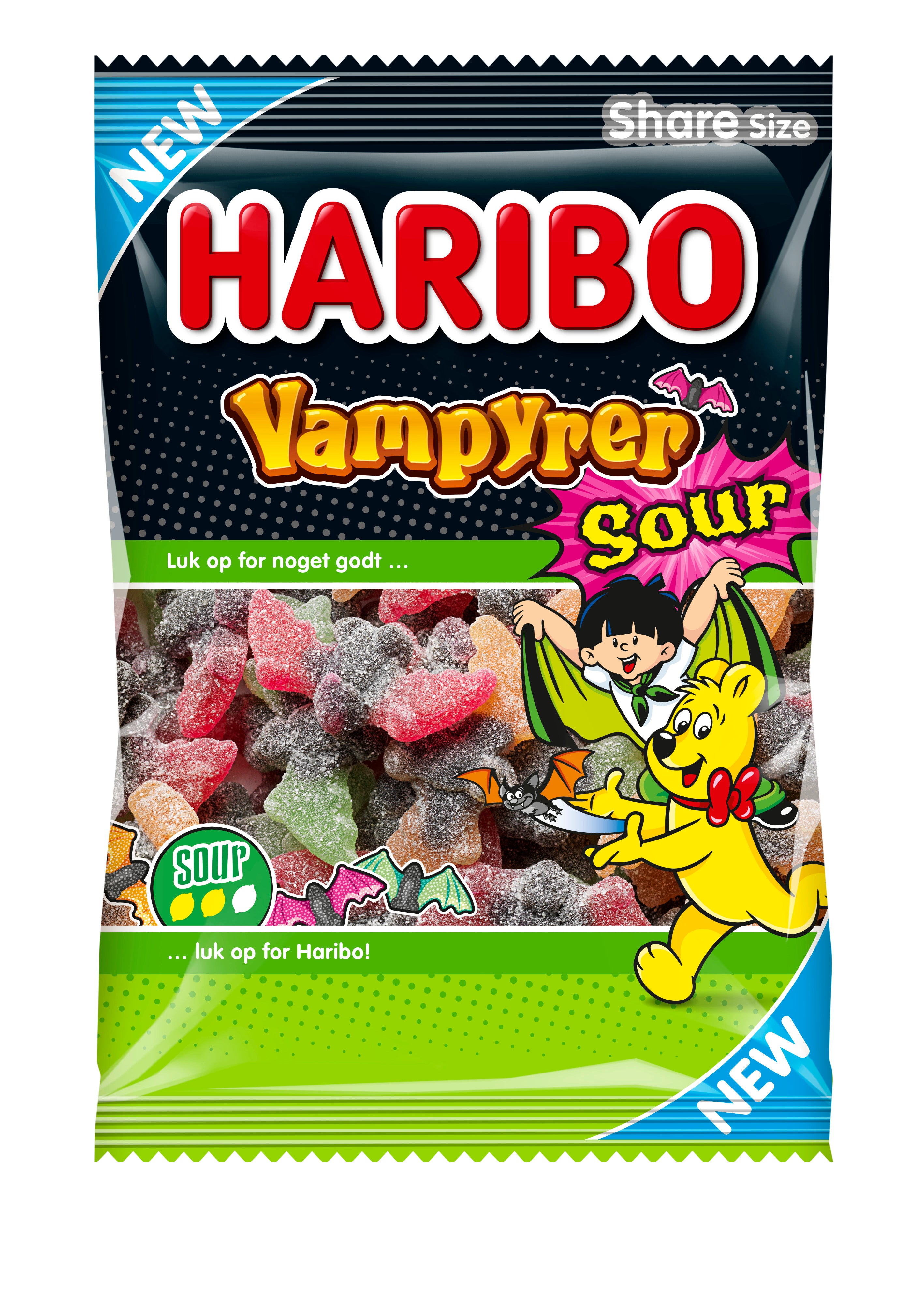 HARIBO Vampyrer Sour 375g karkkipussi