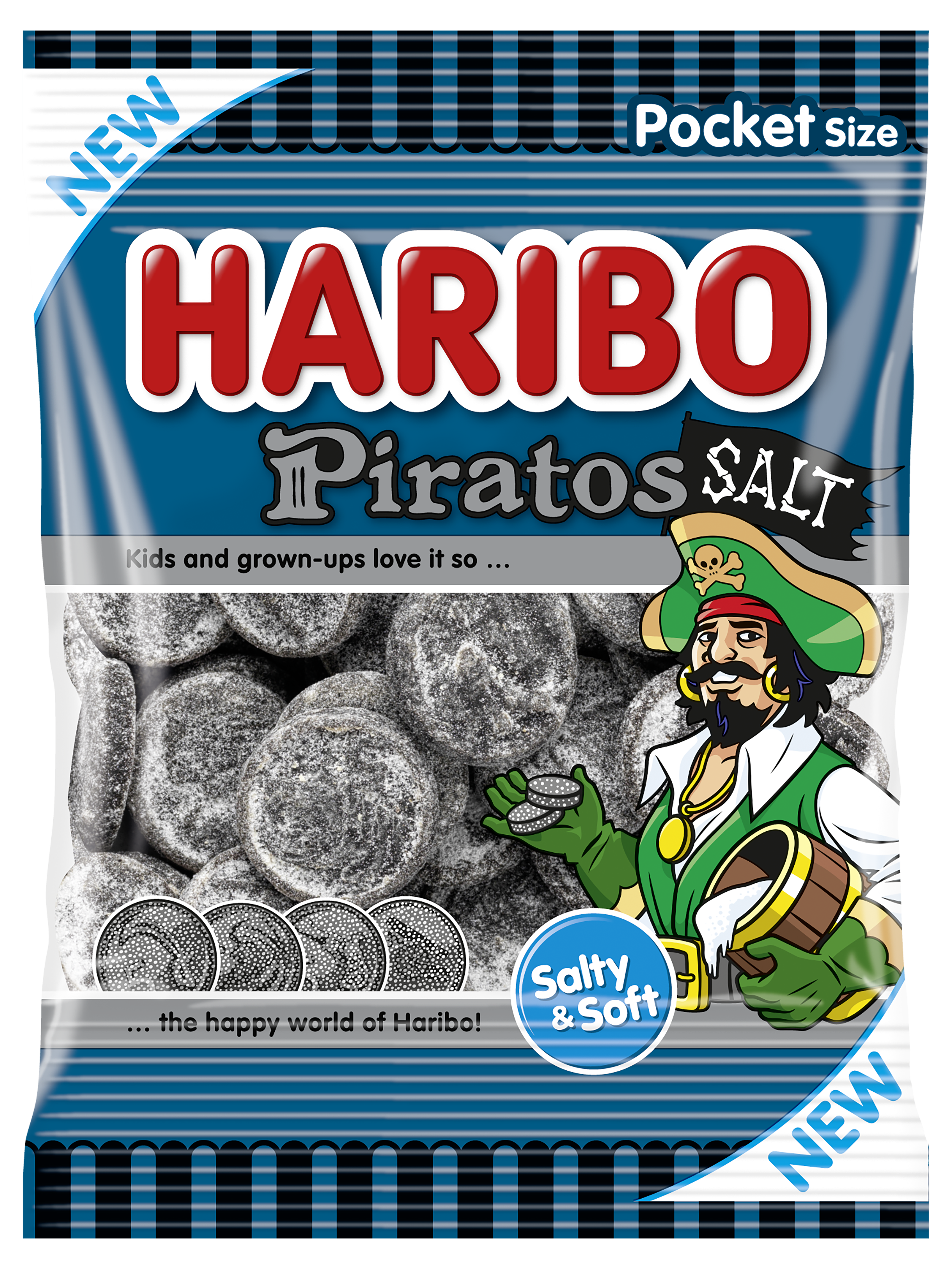 HARIBO Piratos Salt 70 g karkkipussi