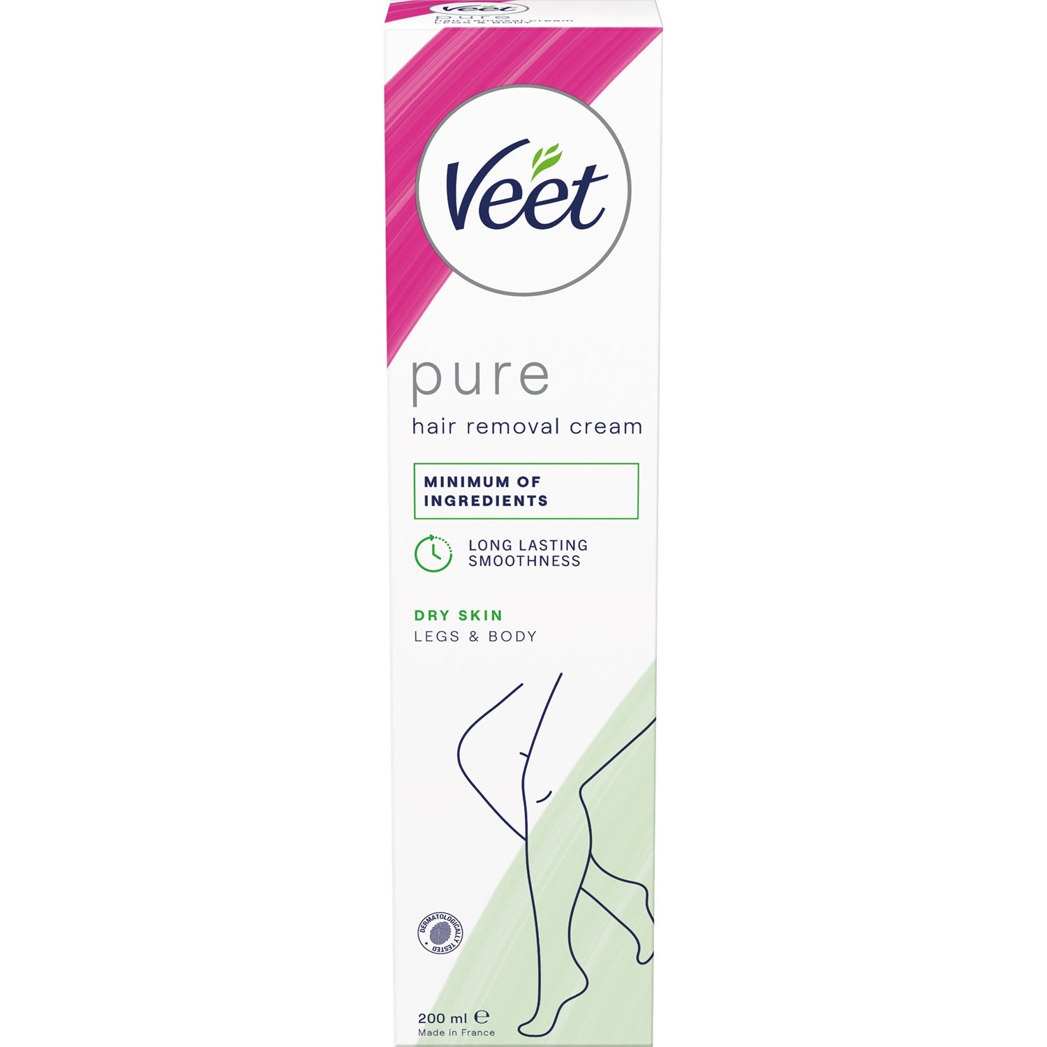 Veet Pure ihokarvanpoistov 200ml Kuivall