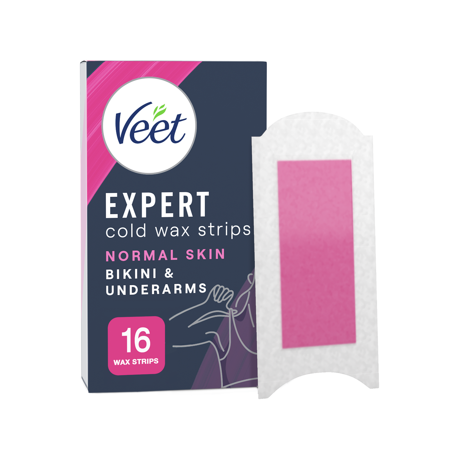 Veet Exp kylmävahaliuska 16kpl bikin kai