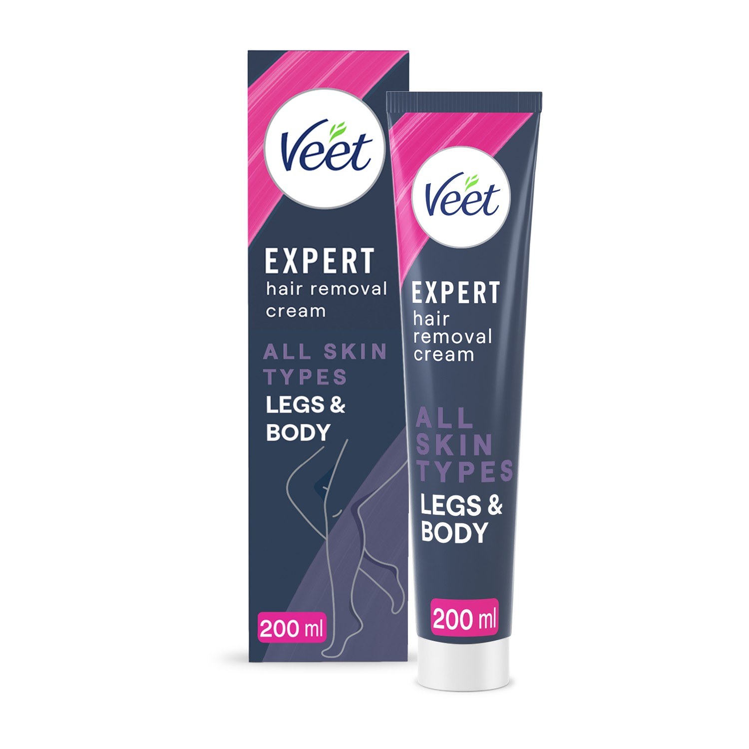Veet Exp karvanpoistovoide 200ml vartalo
