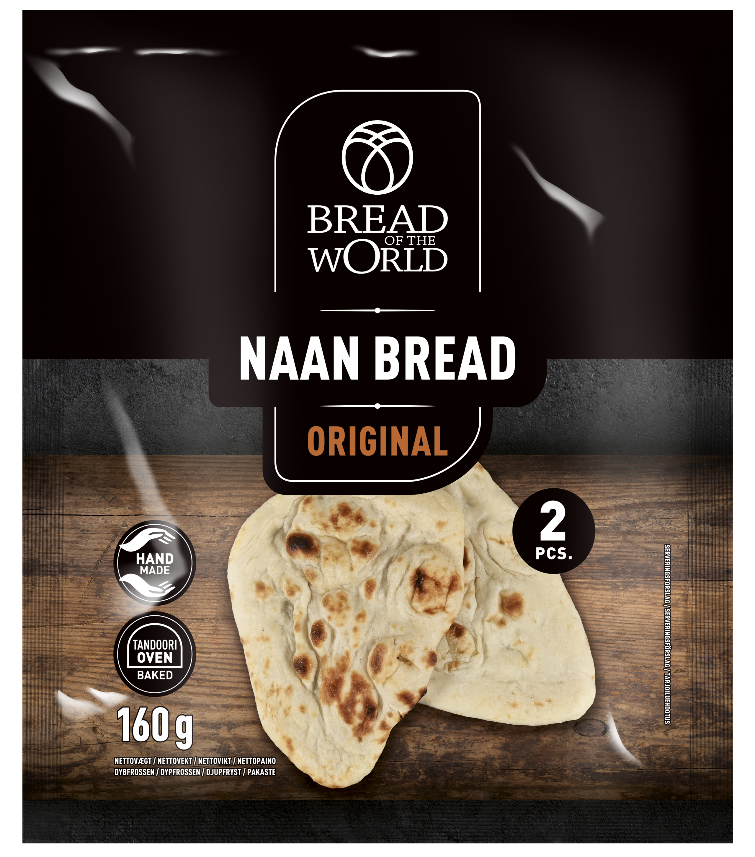 Pain Naan original 2pcs 160g pakaste