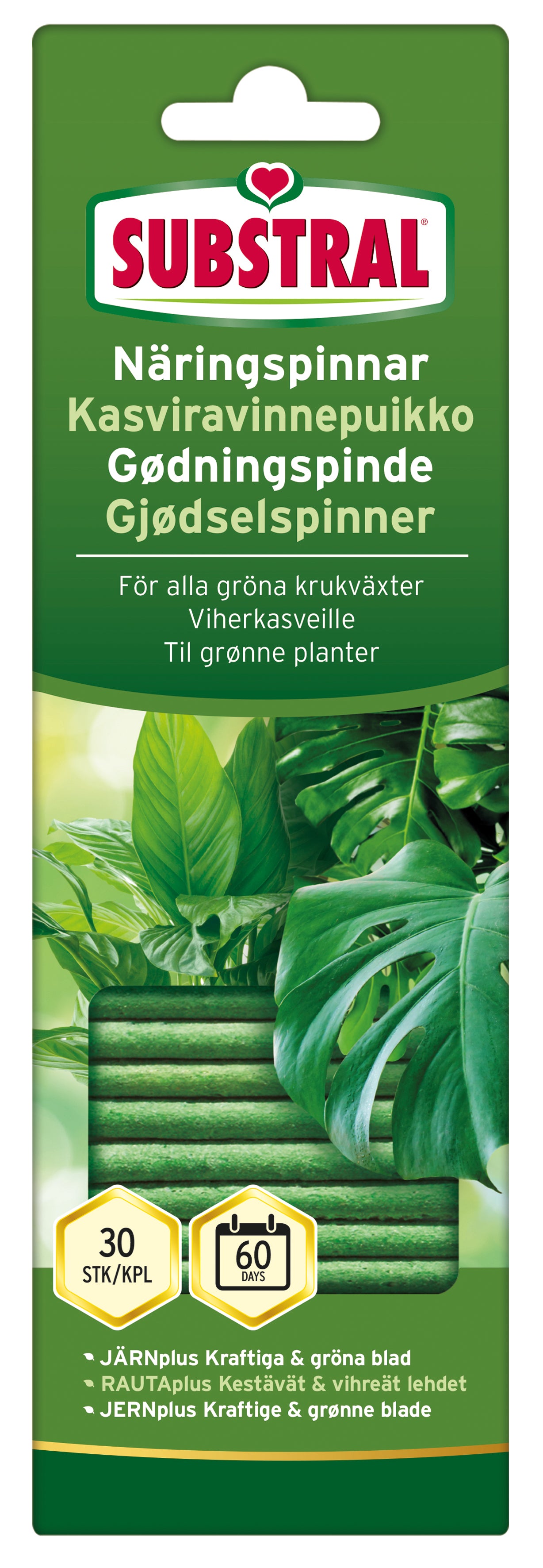 Substral ravinnepuikko 30kpl viherkasvei