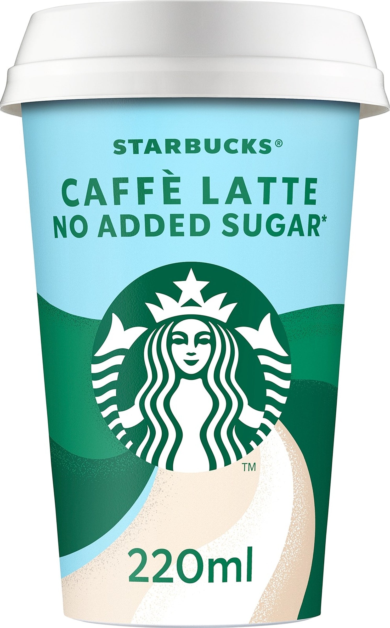Starbucks Caffè Latte no added sugar laktoositon maitokahvijuoma 220 ml