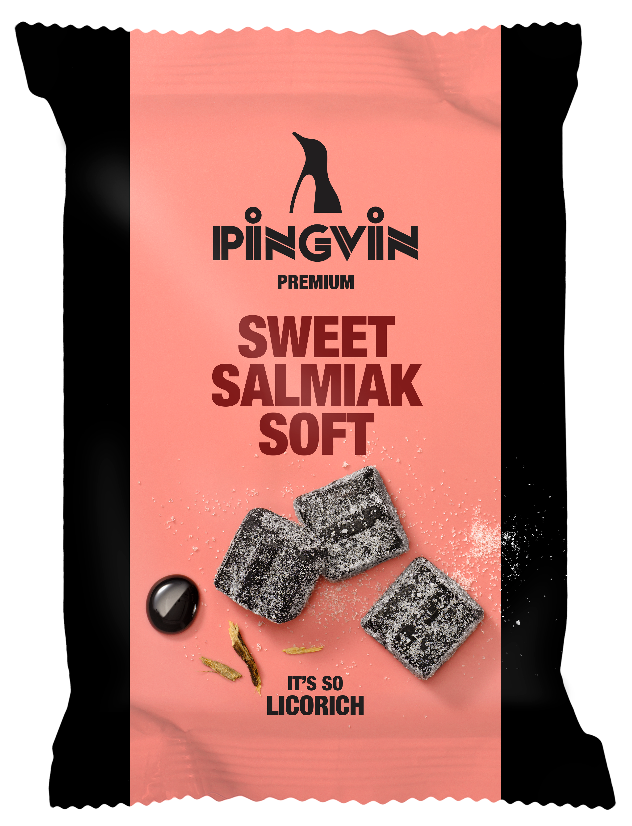 Pingvin Premium Sweet Salmiak Lakritsi doux 90g