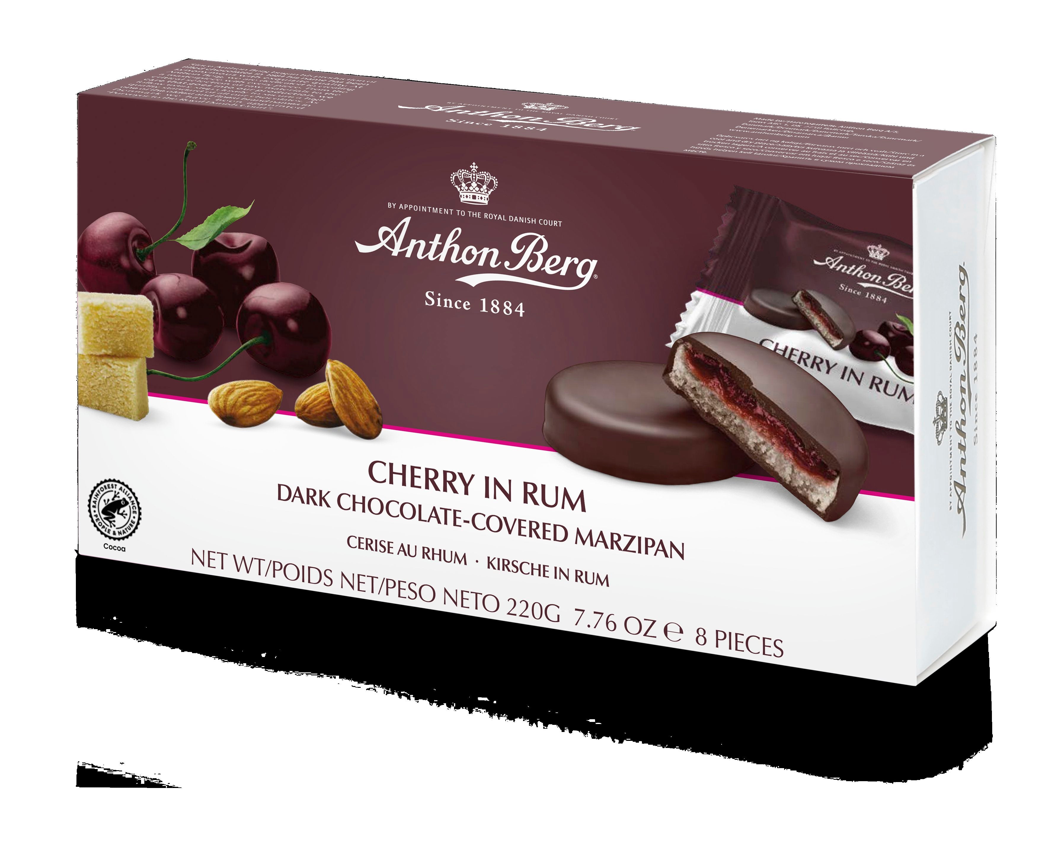 Anthon Berg Kirsikat Rommissa marsipaanikonvehti RA 220g