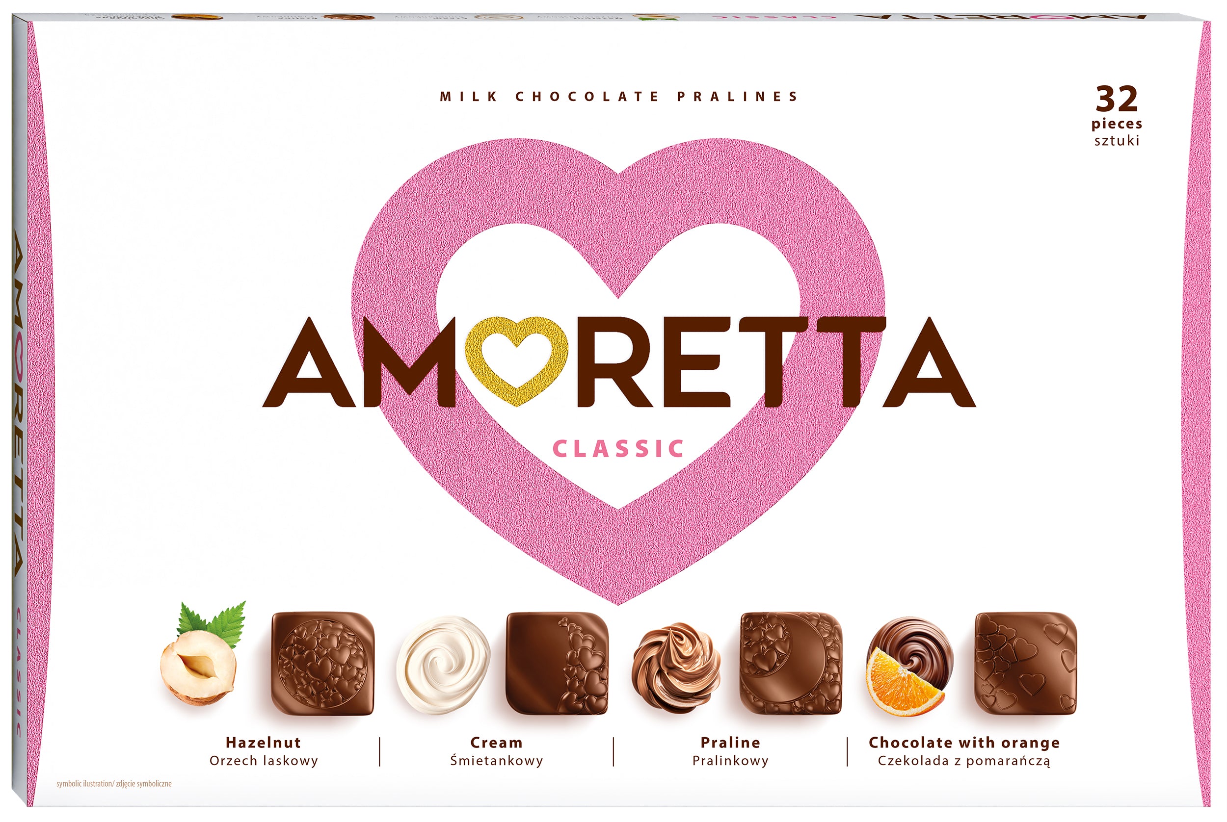 Mieszko Amoretta Classic täytesuklaakonvehteja 215 g