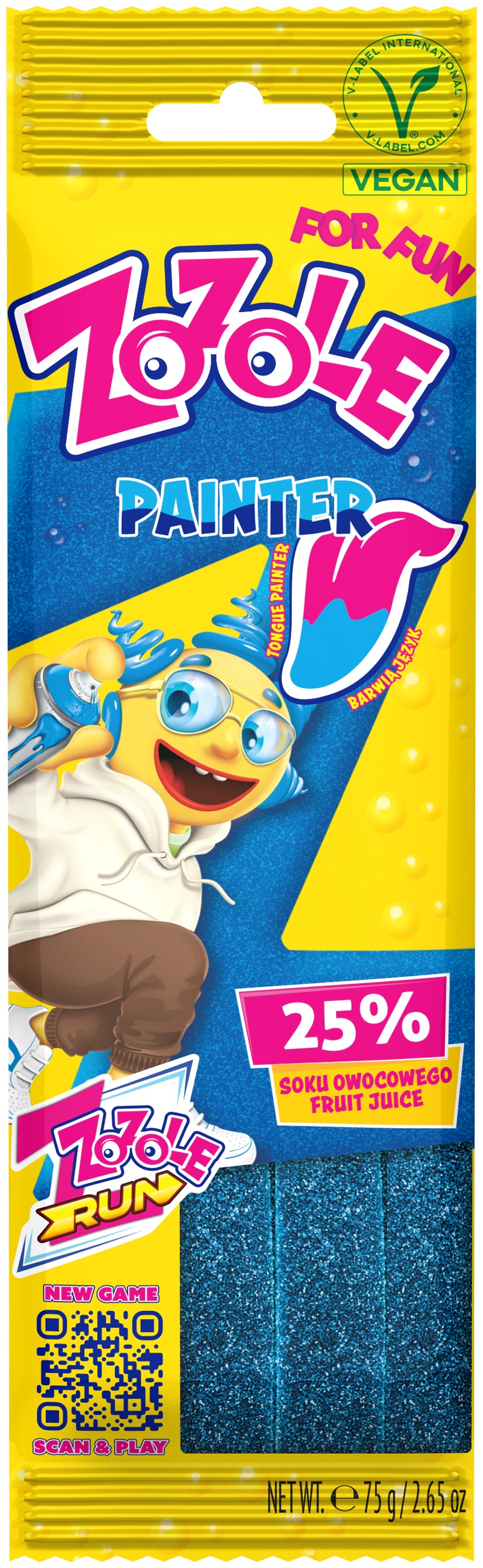 Mieszko Zozole Peintre bleu hedelmänmakuisia remmimakeisia 75 g